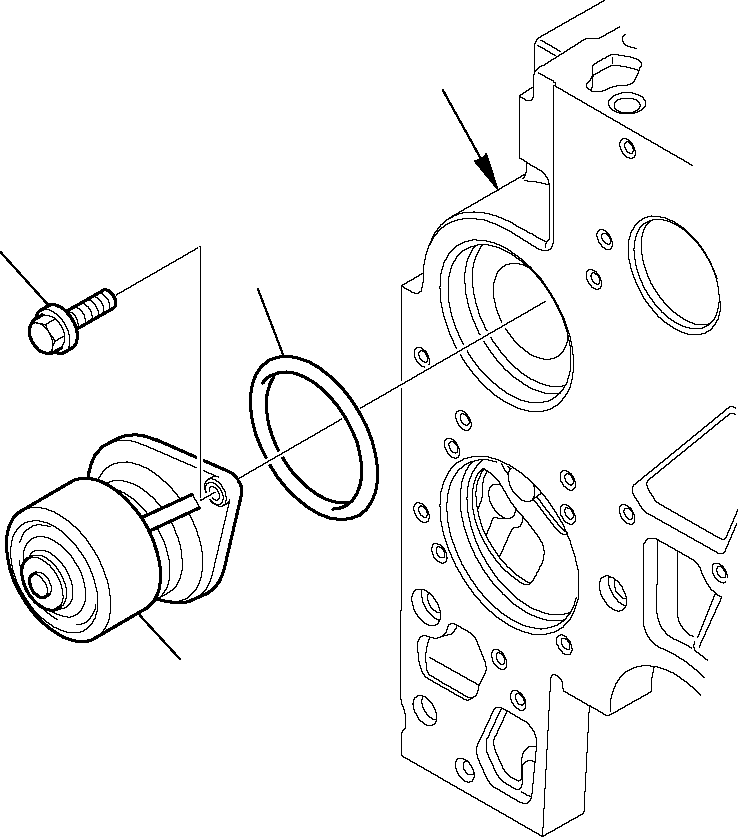 WATER PUMP EA4892175 KOMATSU