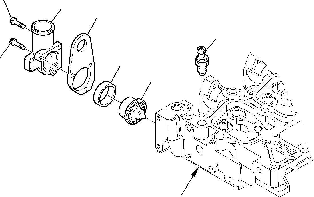 распределительный коллектор EA4898669 KOMATSU