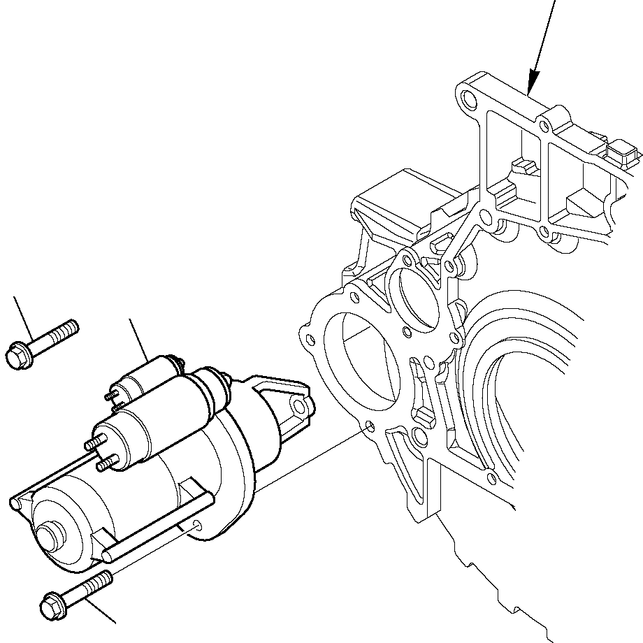 STARTER MOTOR EA504031929 KOMATSU