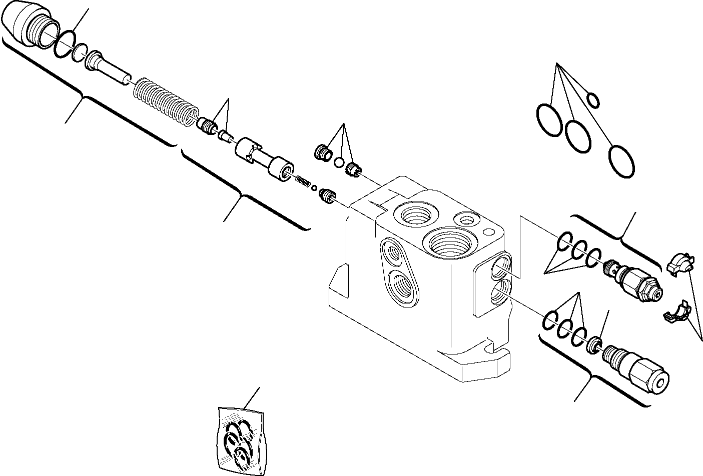 INLET ELEMENT, ASSY. 844200743 KOMATSU