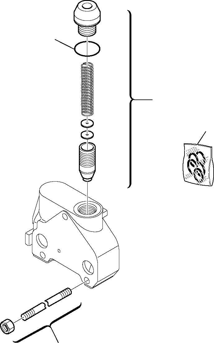 OUTLET ELEMENT, ASSY 844200723 KOMATSU