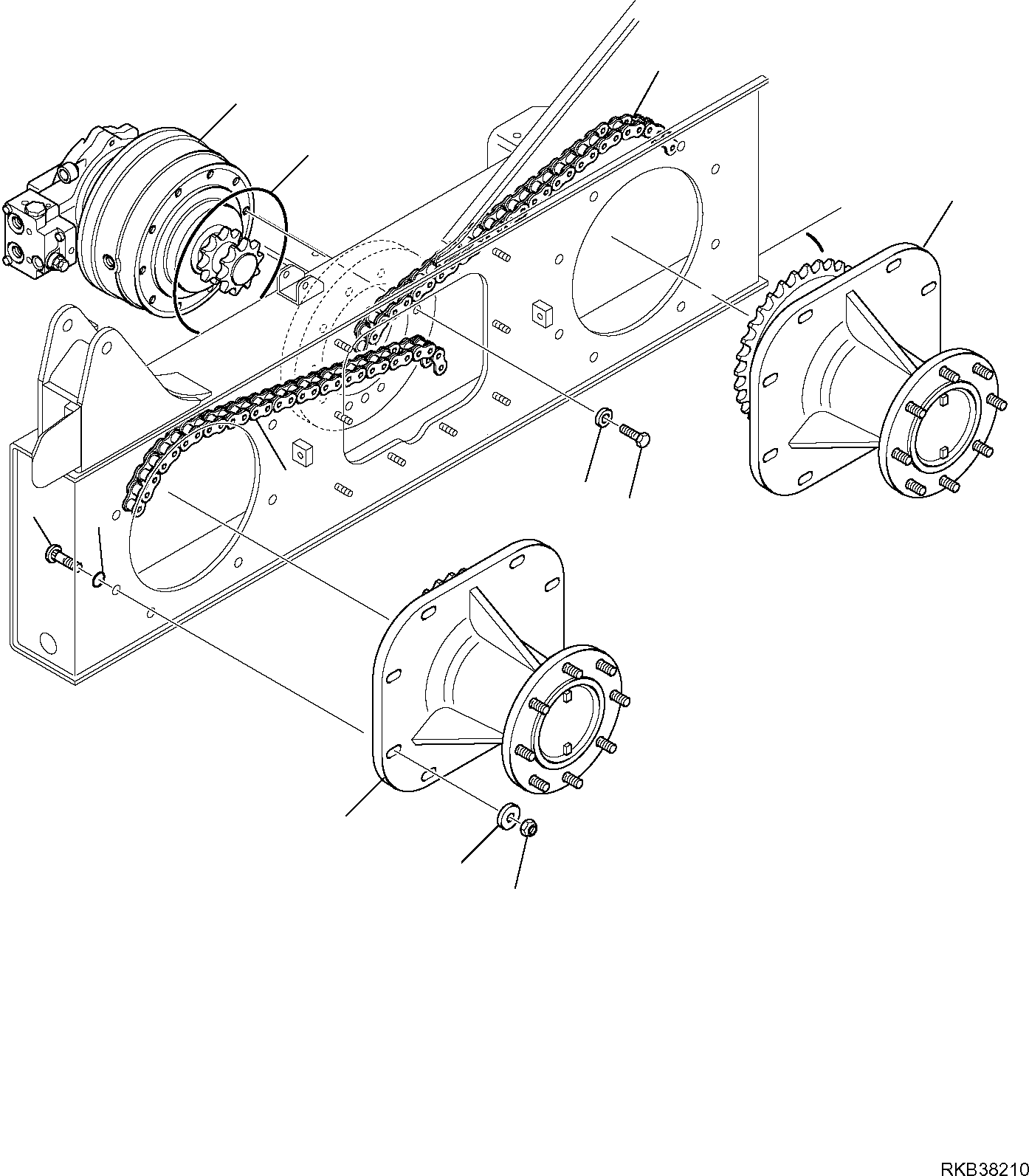 DRIVE SHAFT, ASSEMBLY (37C-22-11202) KOMATSU