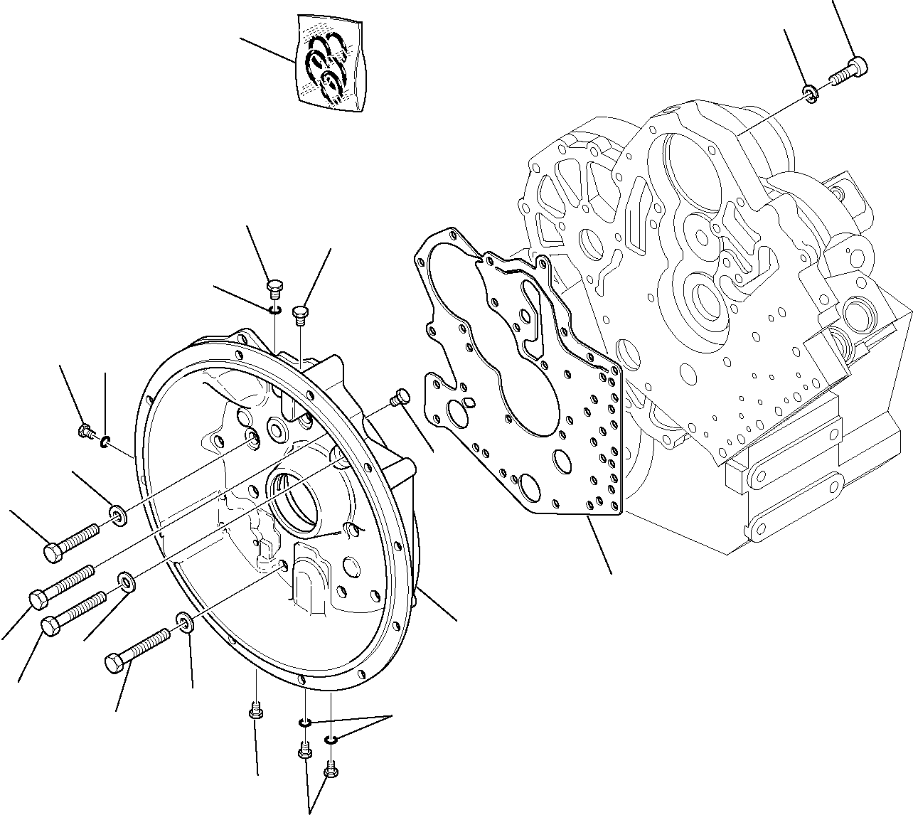 Комплект прокладок CK0802440 KOMATSU