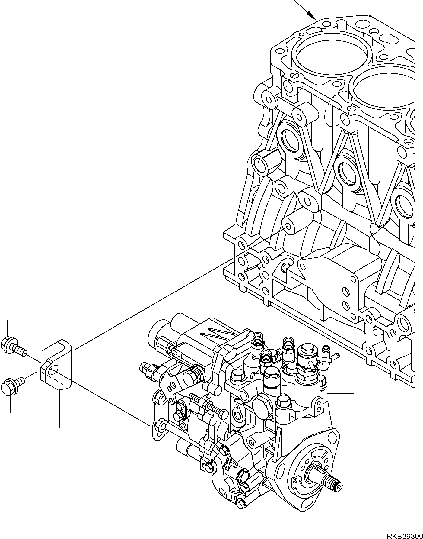 INJECTION PUMP, ASSEMBLY YM729244-51320 KOMATSU