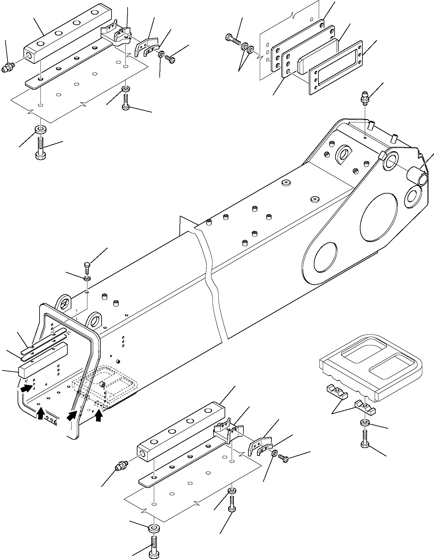 Рычаг 395-70-11170 KOMATSU