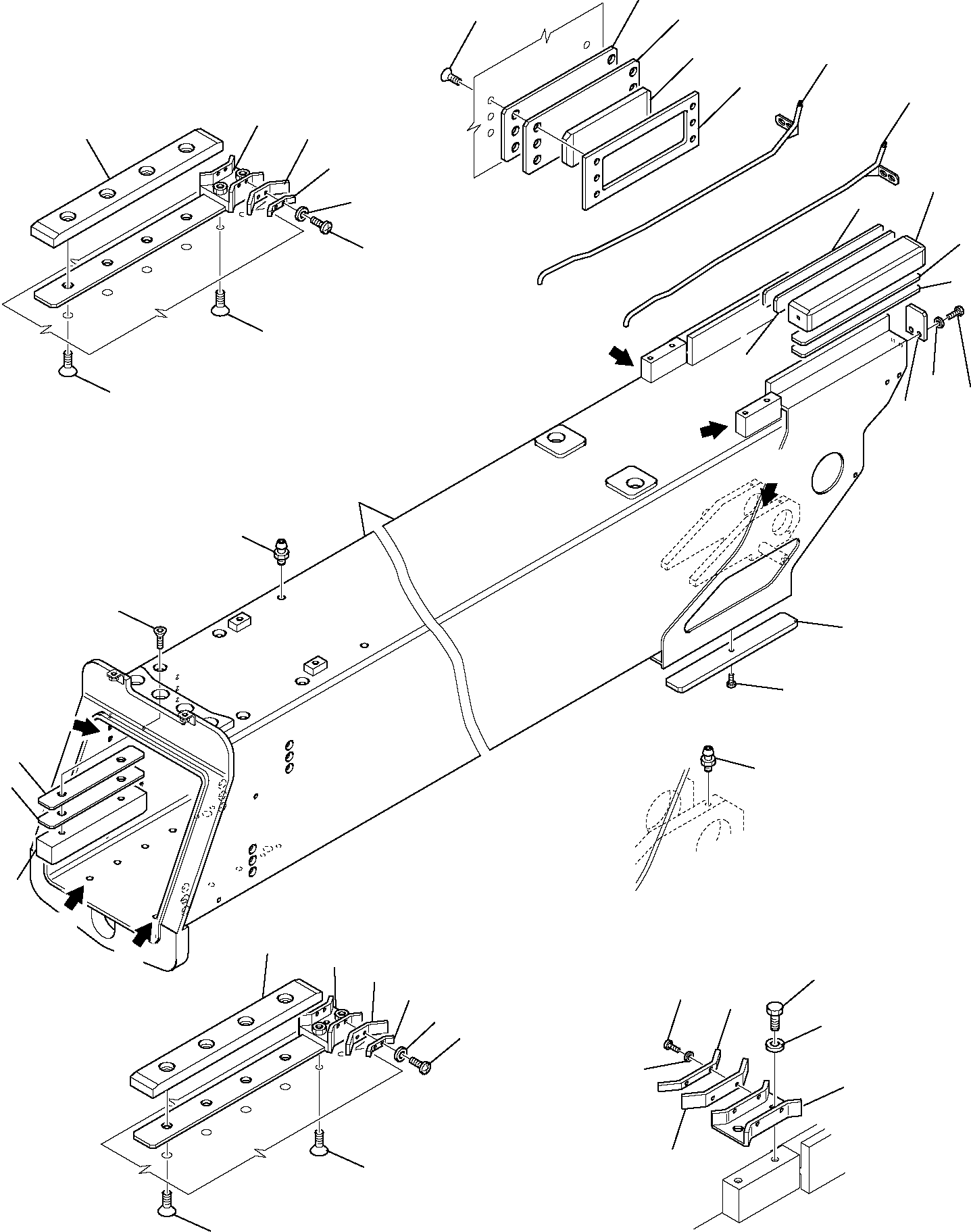 INTERMEDIATE BOOM 395-70-11218 KOMATSU