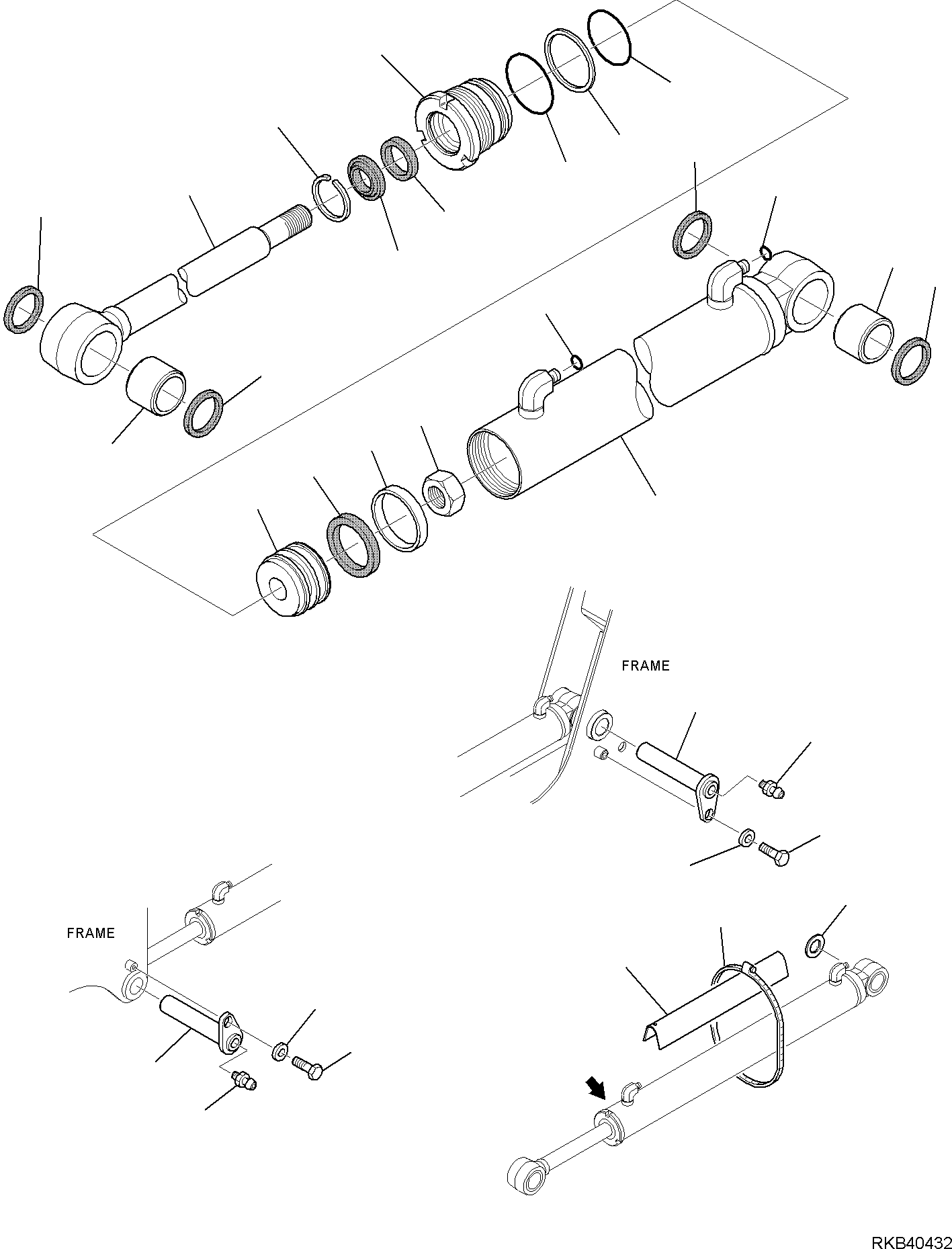 Комплект прокладок 878010286 KOMATSU