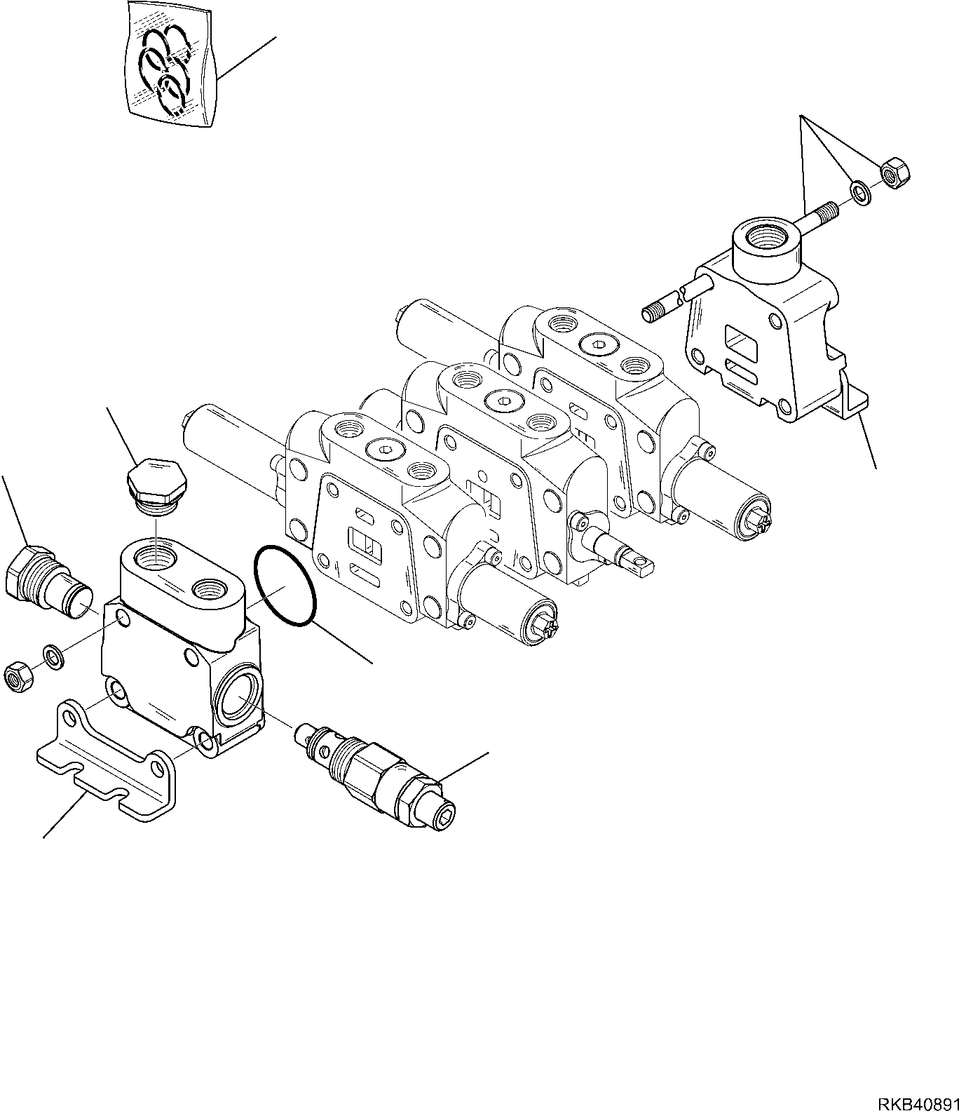CONTROL VALVE, ASSEMBLY 37D-62-10221 KOMATSU