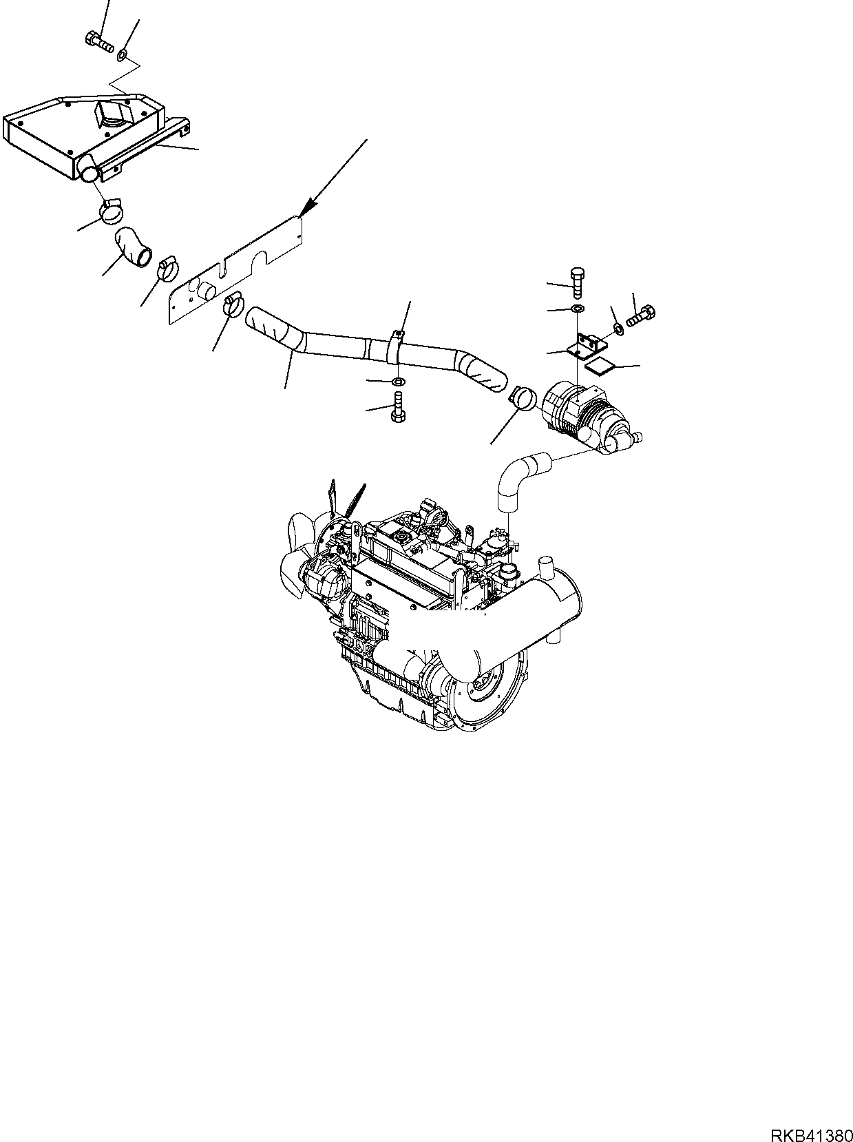 CHAMBER, ASSEMBLY (22M-03-22600) KOMATSU