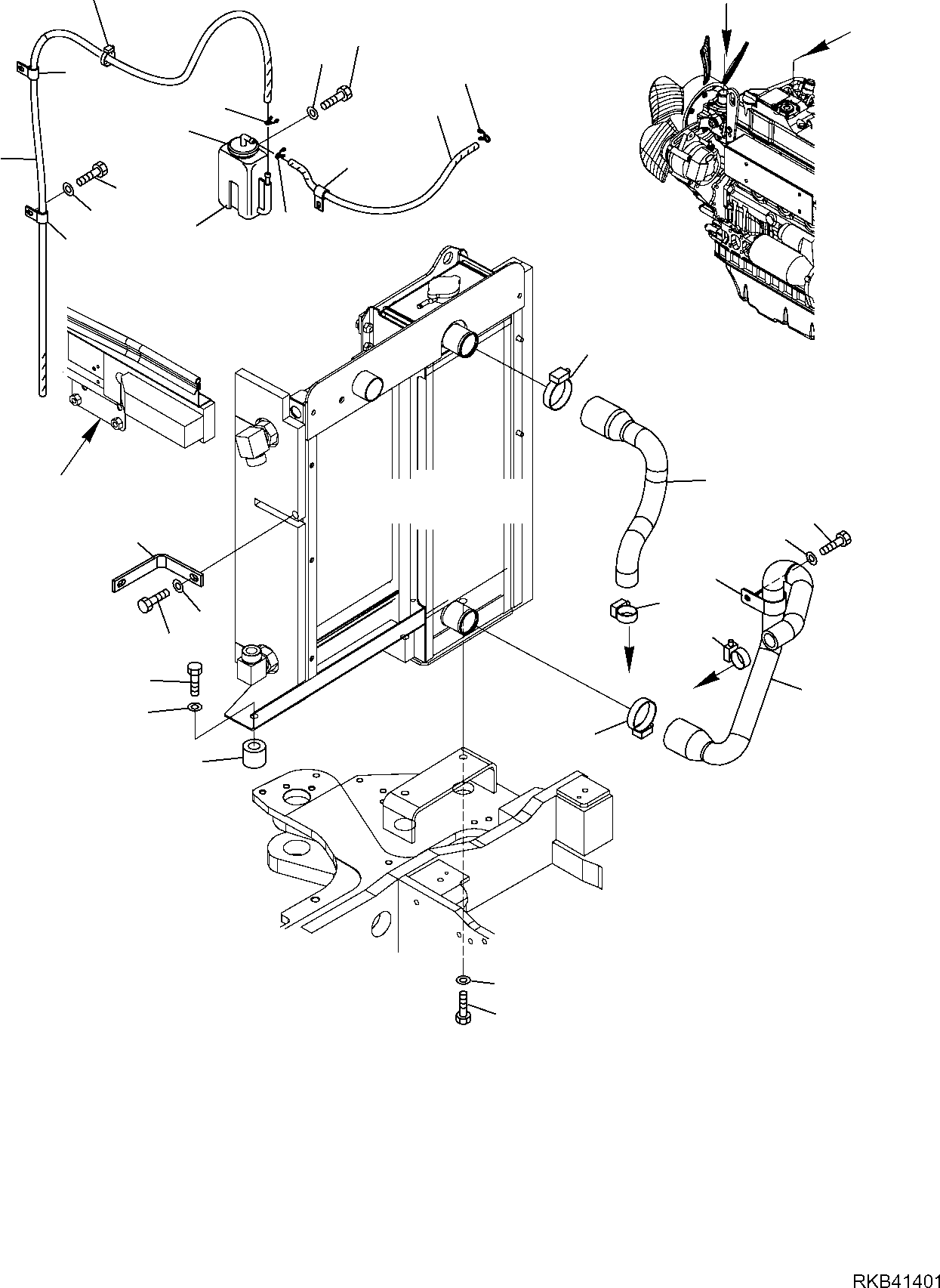 Шланг 22L-03-R1470 KOMATSU
