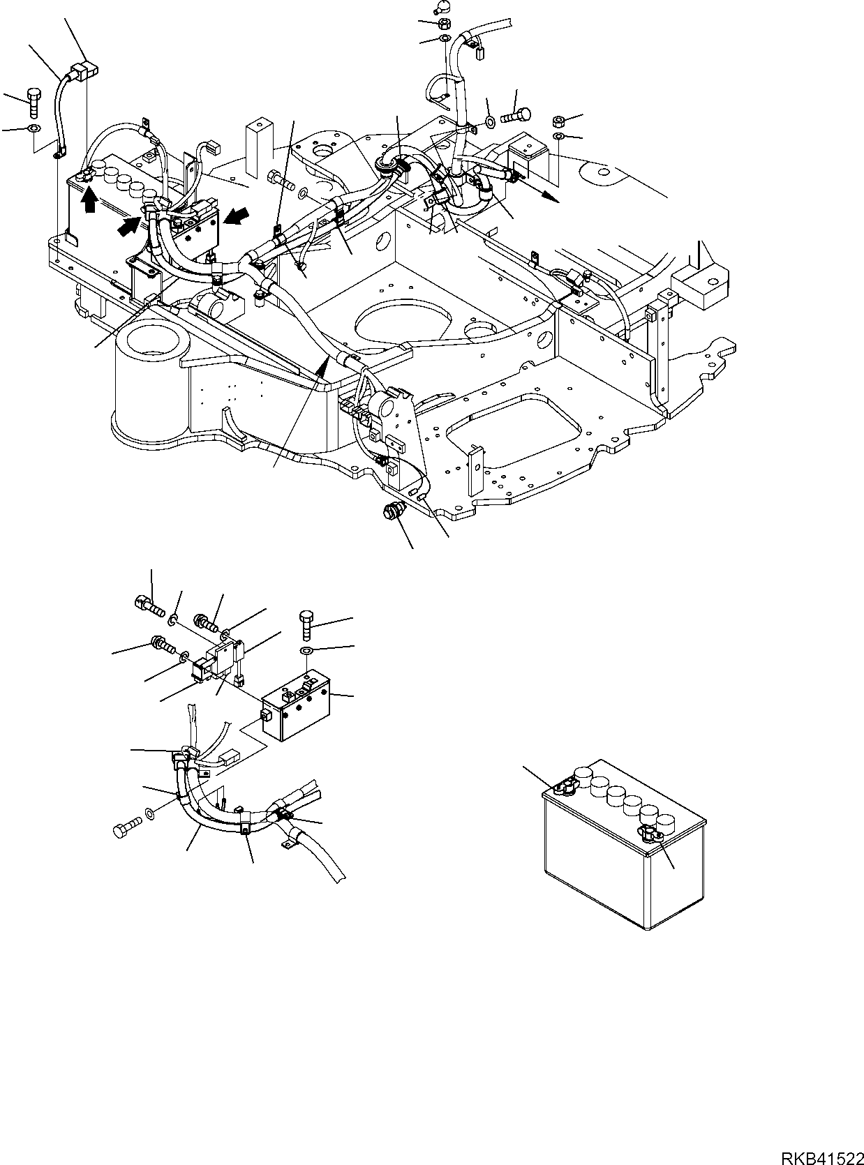 BATTERY TERMINAL (-) 885160026 KOMATSU