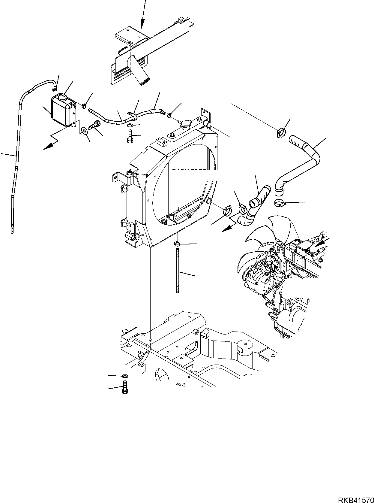 Шланг 22L-03-R1481 KOMATSU