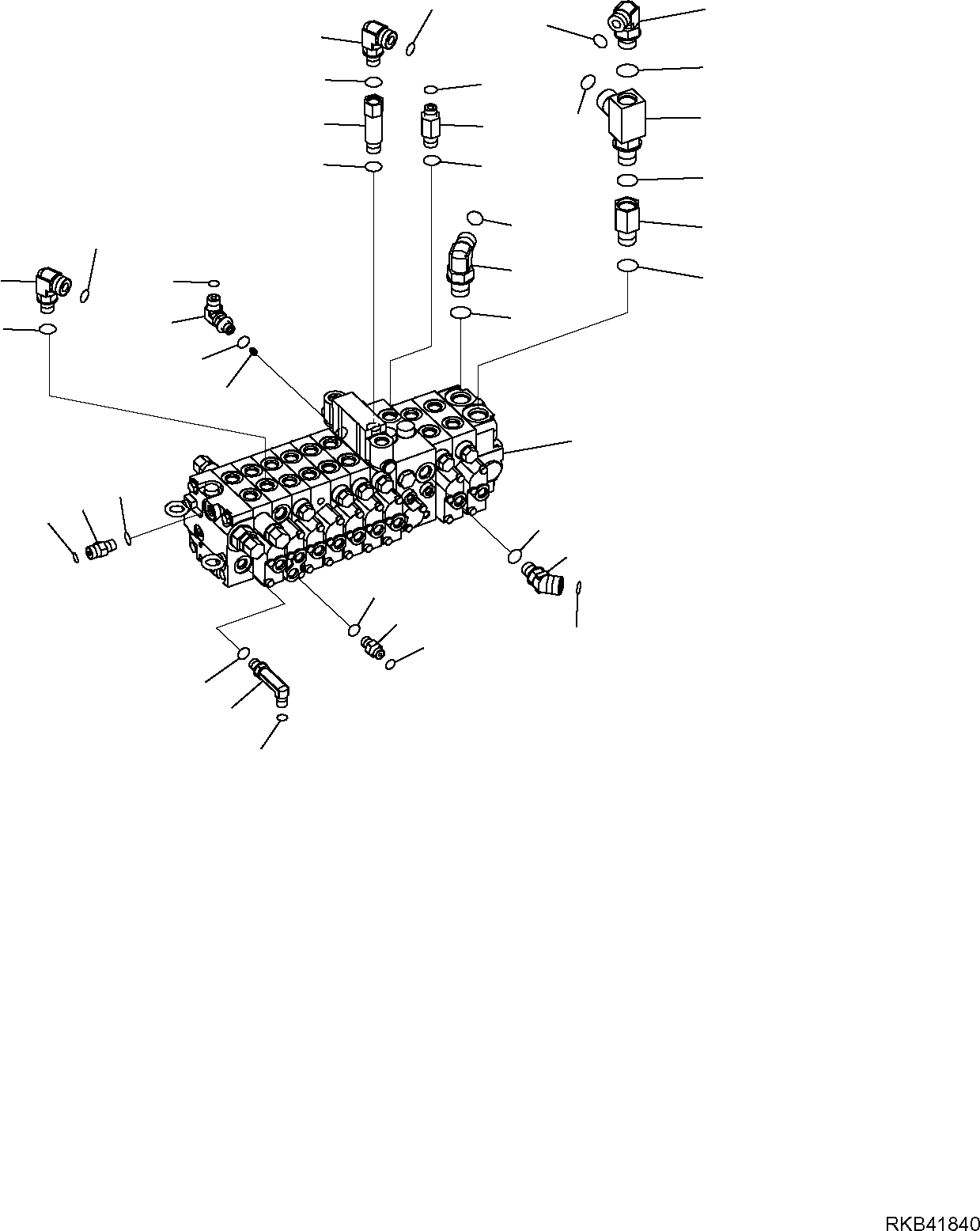 Угольник 20U-62-R1630 KOMATSU
