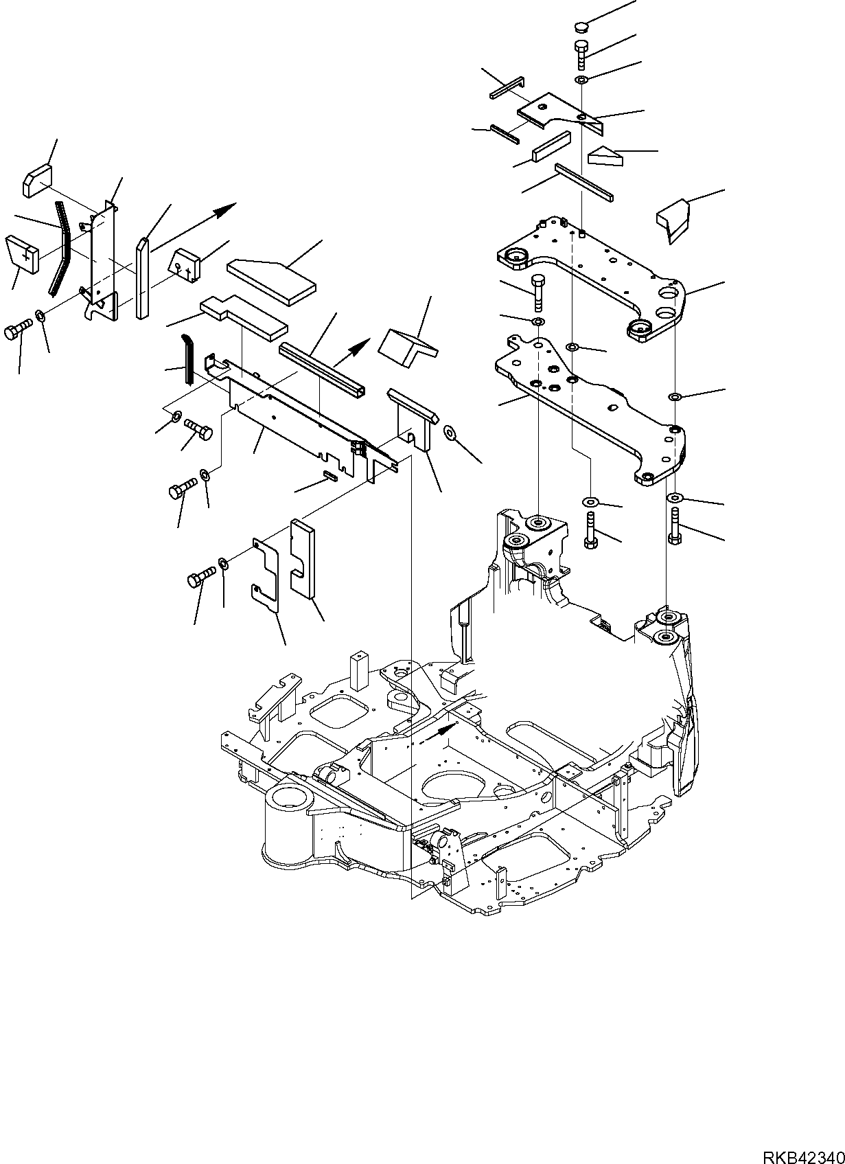 COVER, ASSEMBLY 22M-54-R6923 KOMATSU