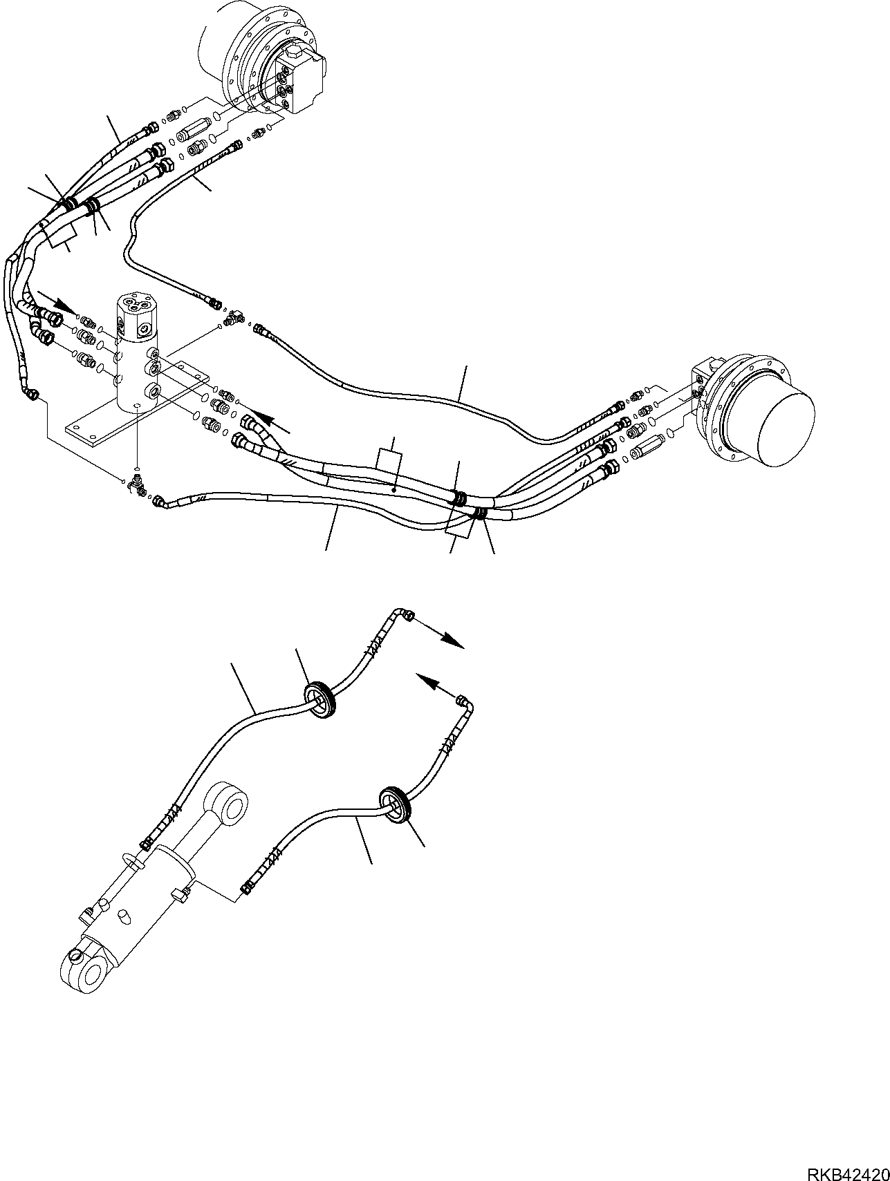 HOSE, ASSEMBLY 22M-62-23340 KOMATSU