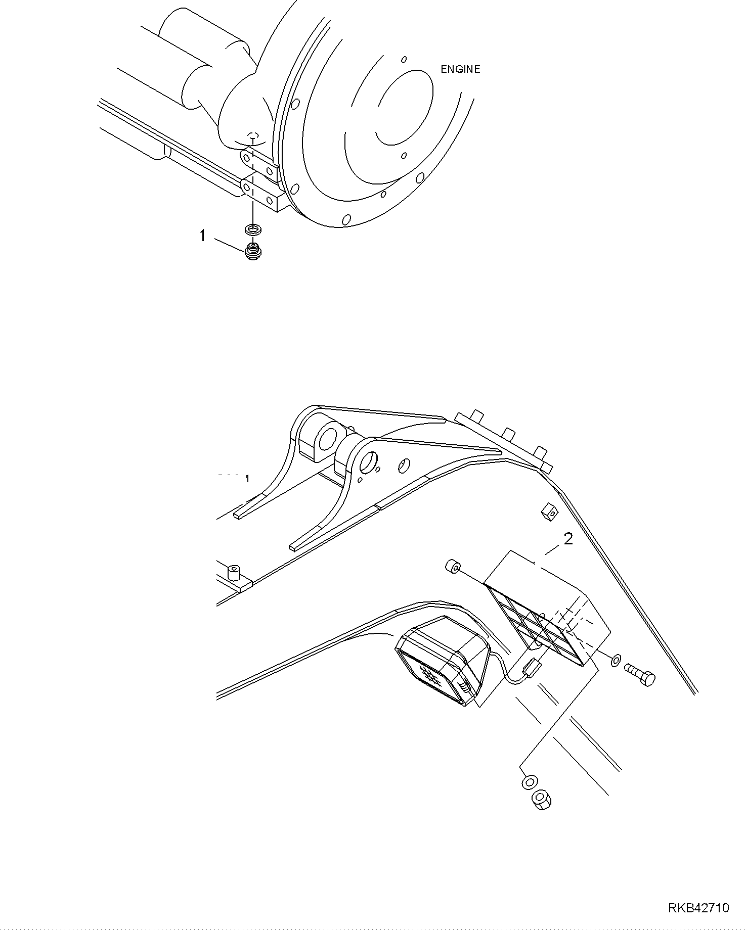 Пробка 22L-09-R2U30 KOMATSU