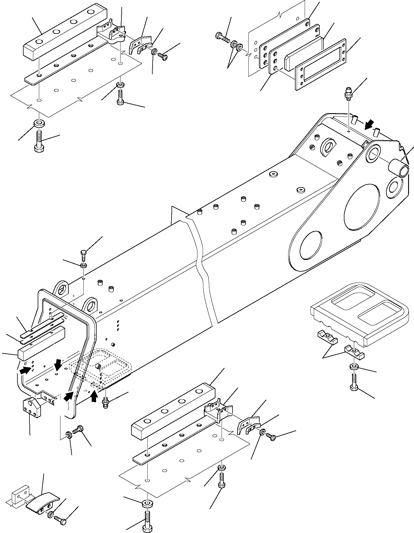 Рычаг 395-70-11115 KOMATSU