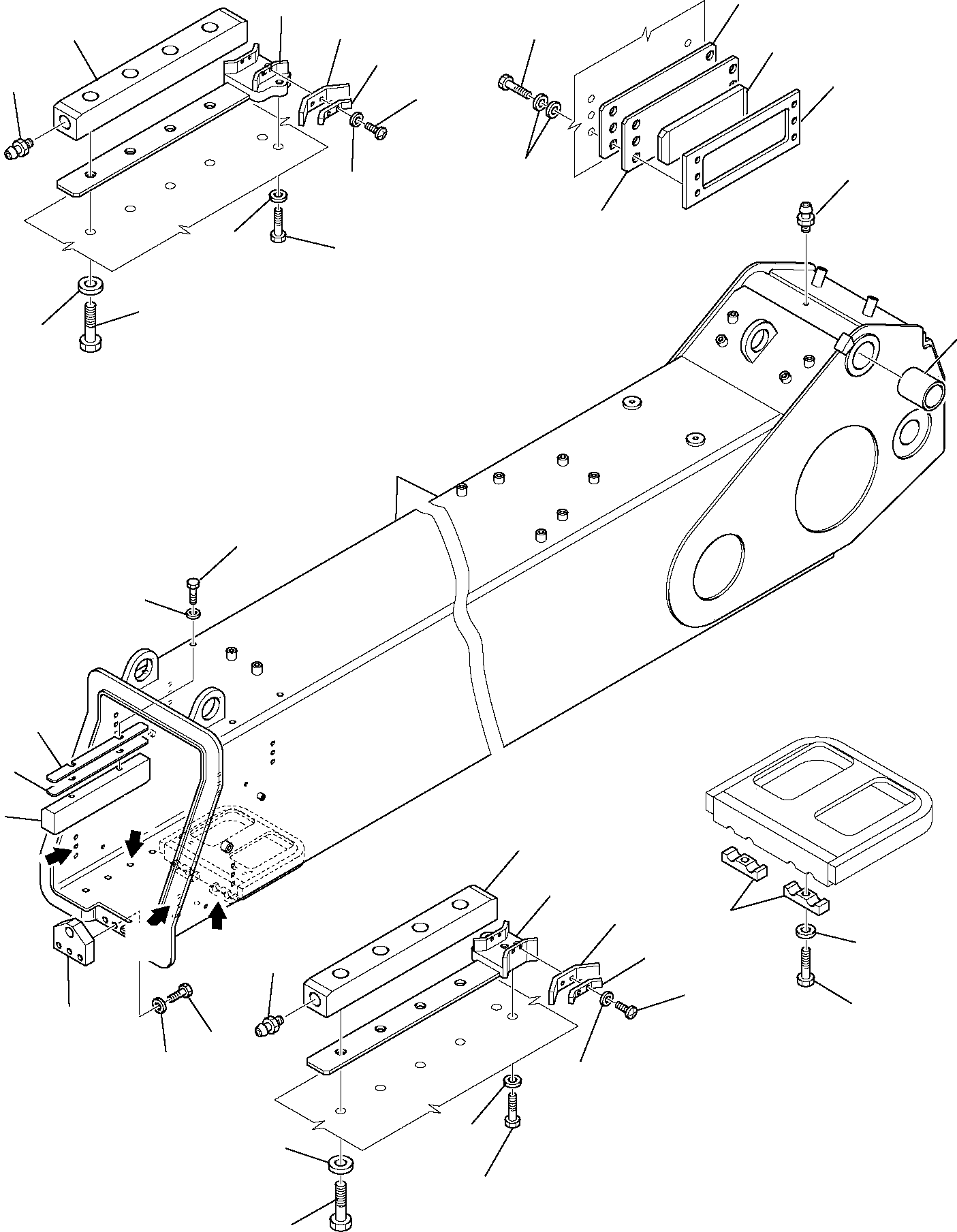 Рычаг 395-70-11116 KOMATSU