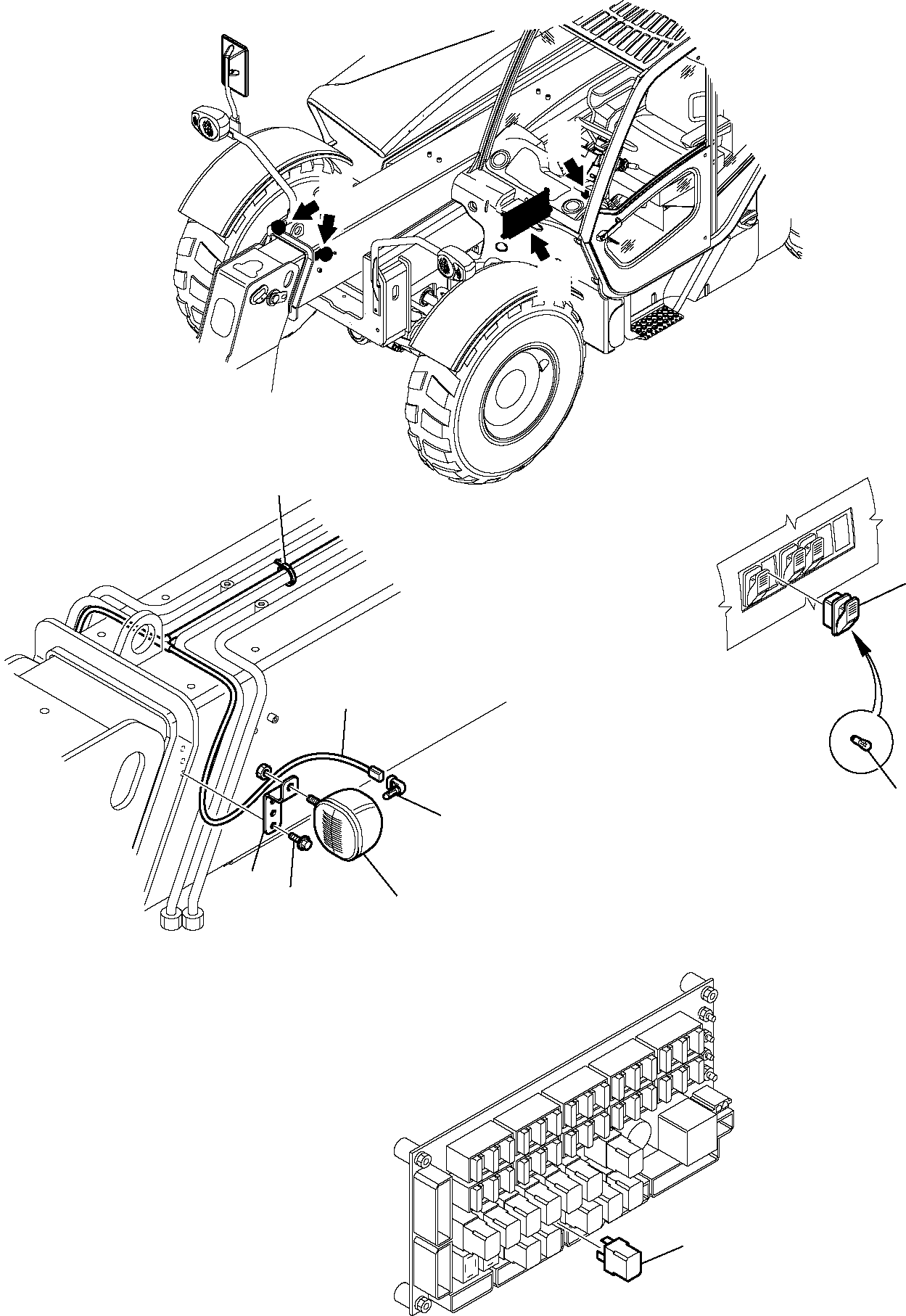 SWITCH, WORKING LIGHT 395-06-11580 KOMATSU