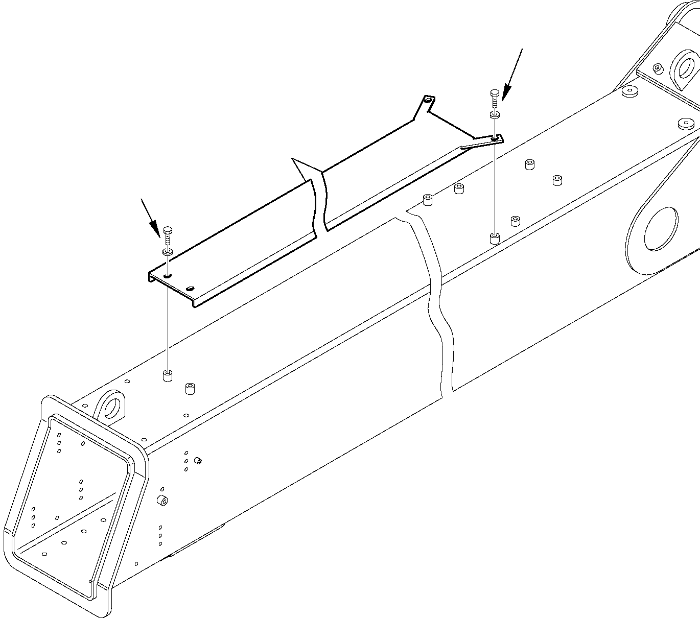 PROTECTION, PIPE, BOOM (FOR WH609) 395-70-14641 KOMATSU