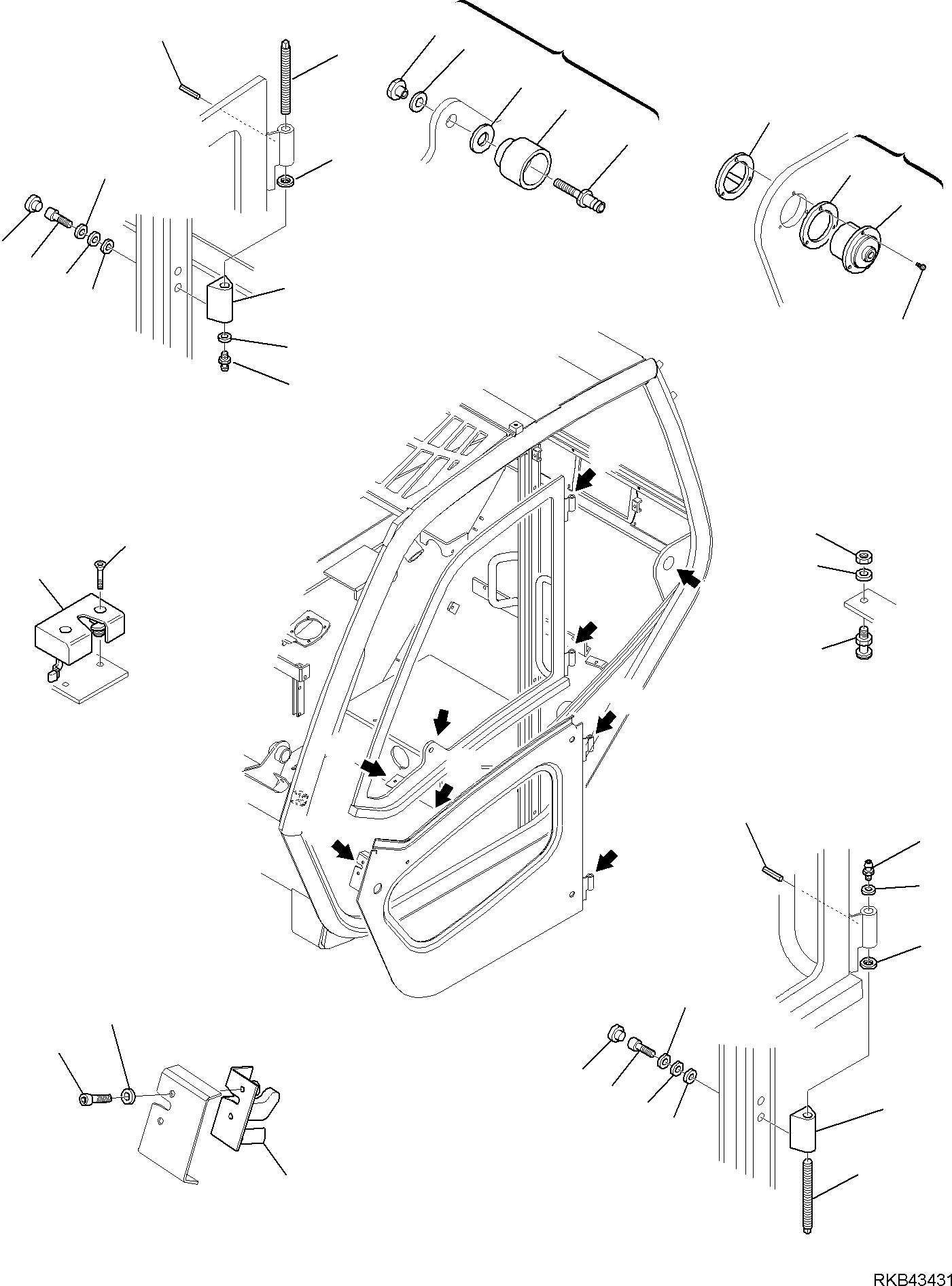 Прокладка 395-56-14360 KOMATSU
