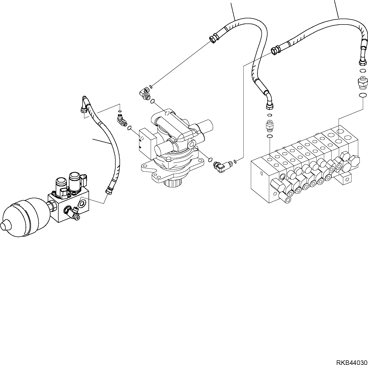 Шланг 22K-62-R2892 KOMATSU