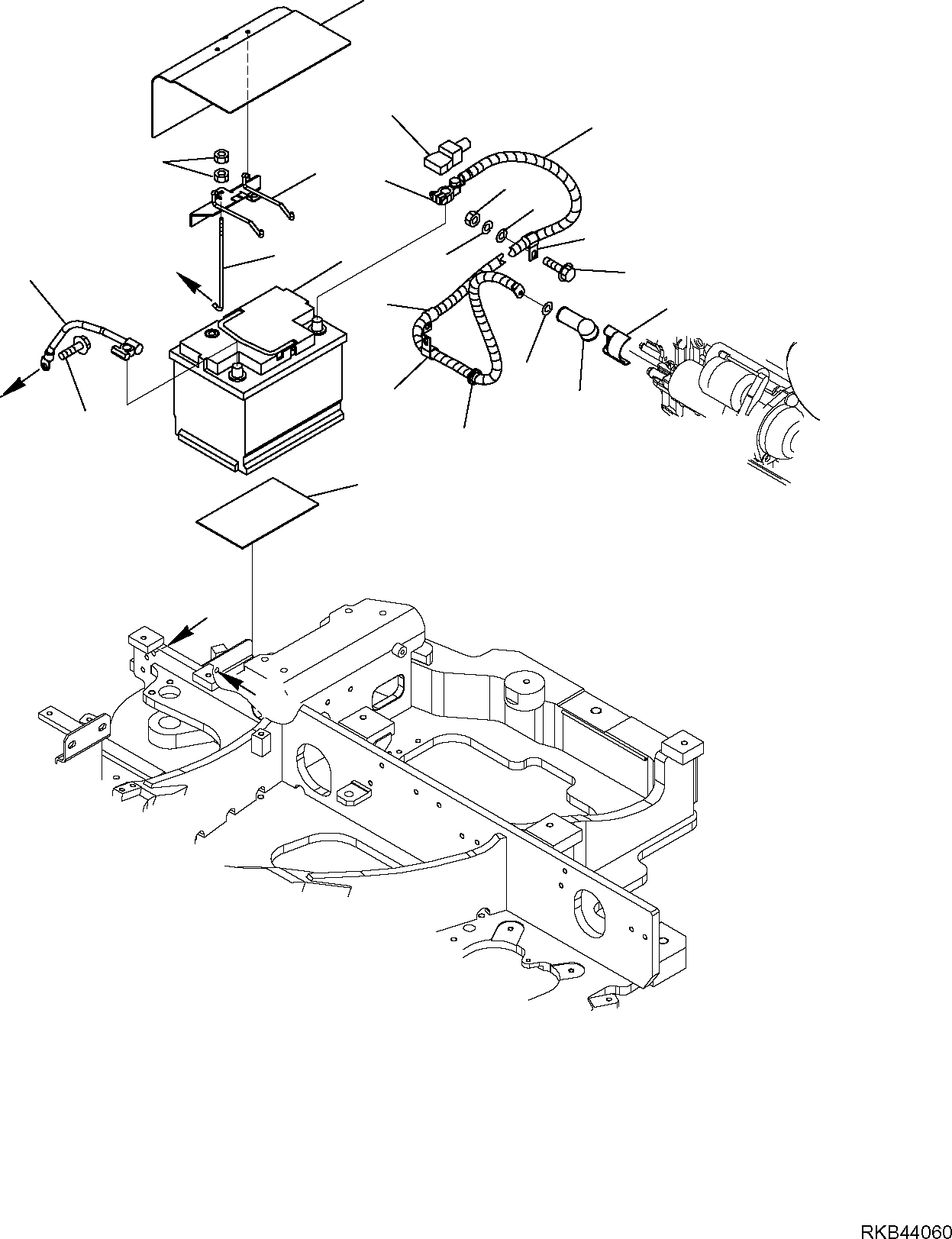 Держатель 22L-06-R1121 KOMATSU