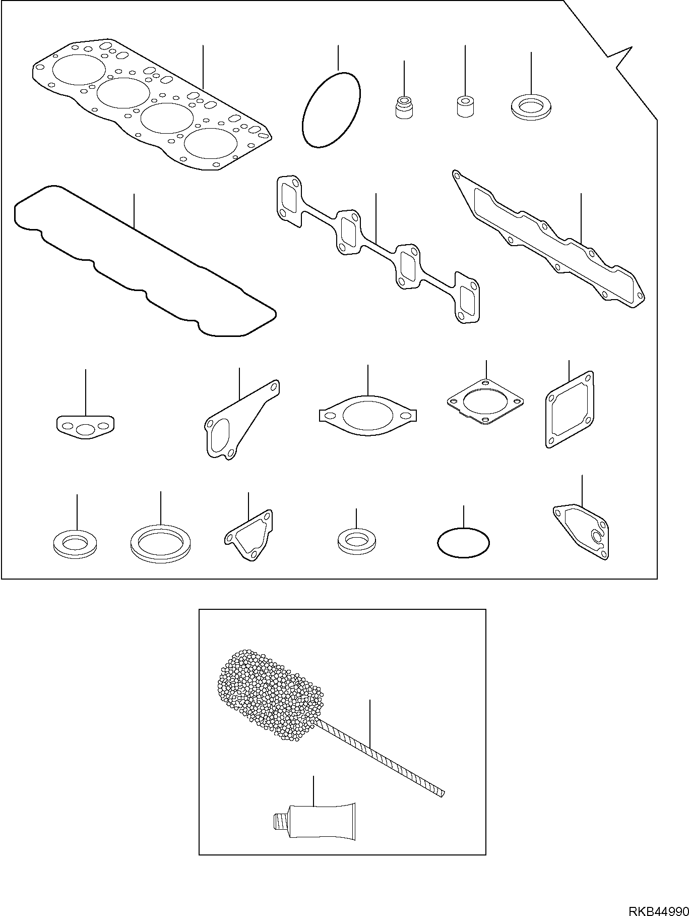 GASKET SET YM729601-92720 KOMATSU