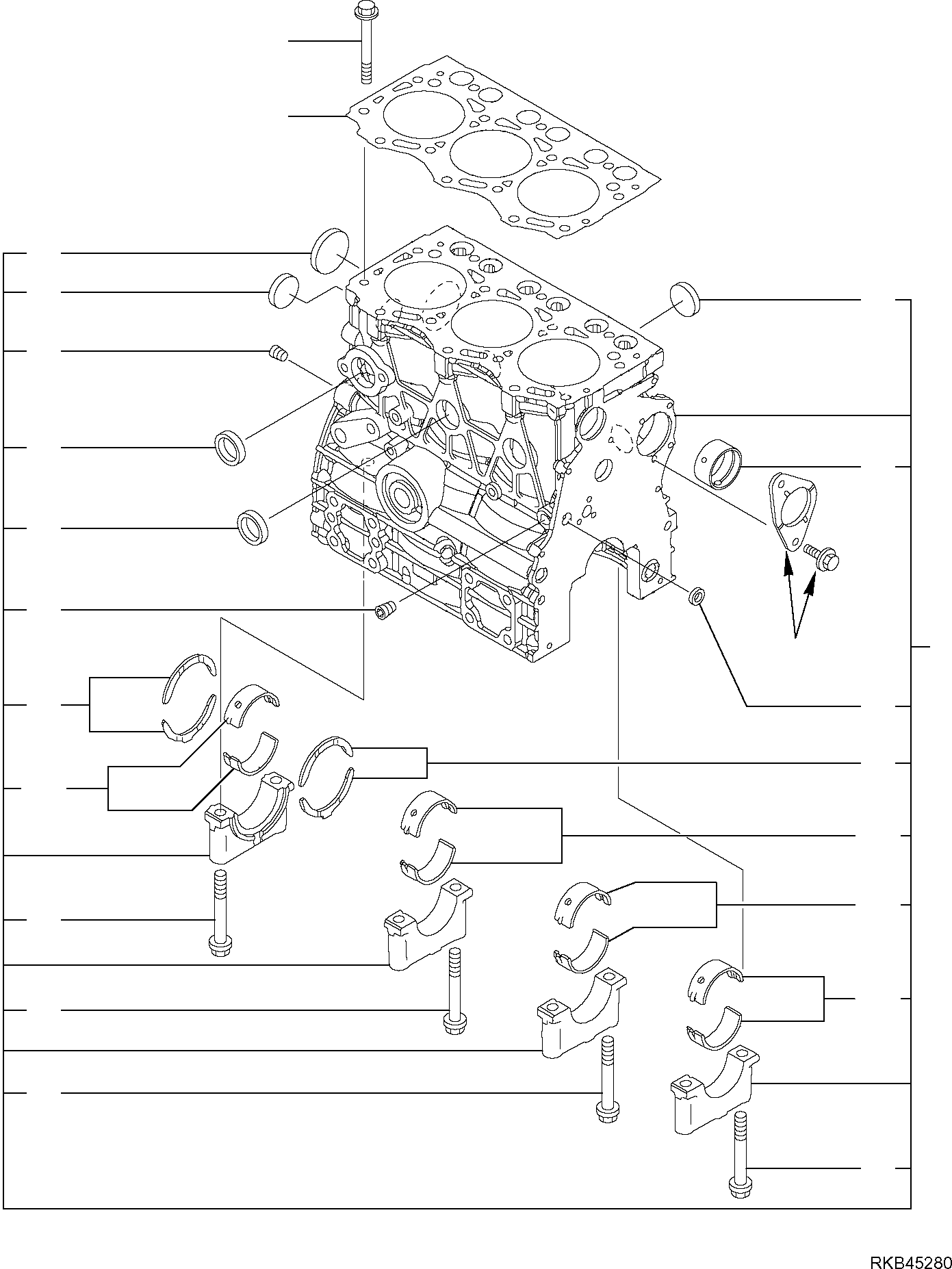ENGINE, ASSEMBLY (22K-01-21101) KOMATSU