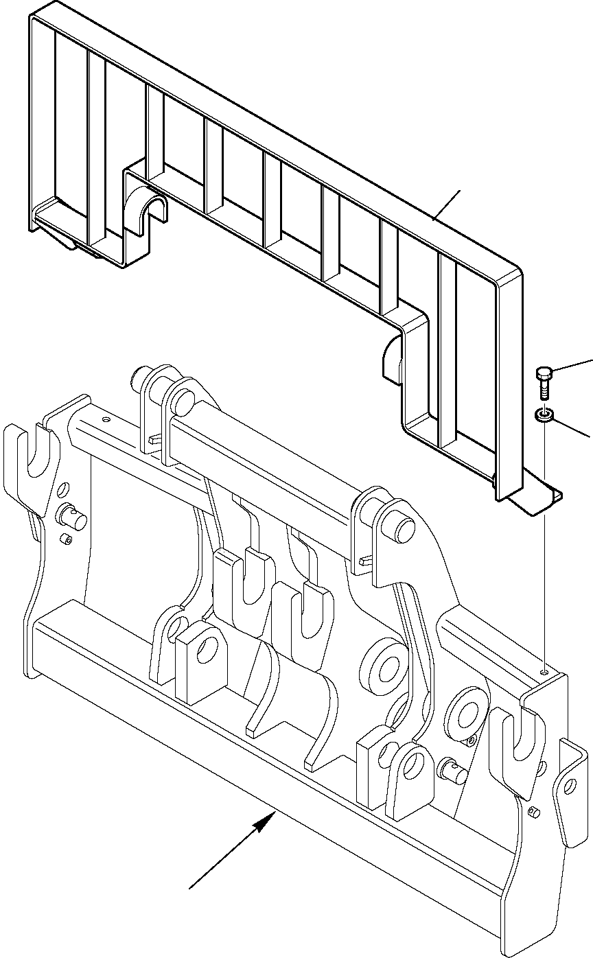 PROTECTION, R.H. 395-88-11221 KOMATSU