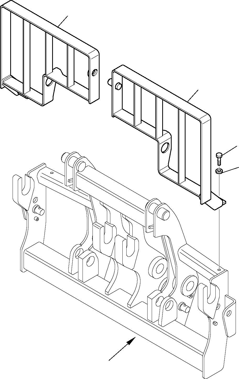 PROTECTION, R.H. 395-88-11270 KOMATSU