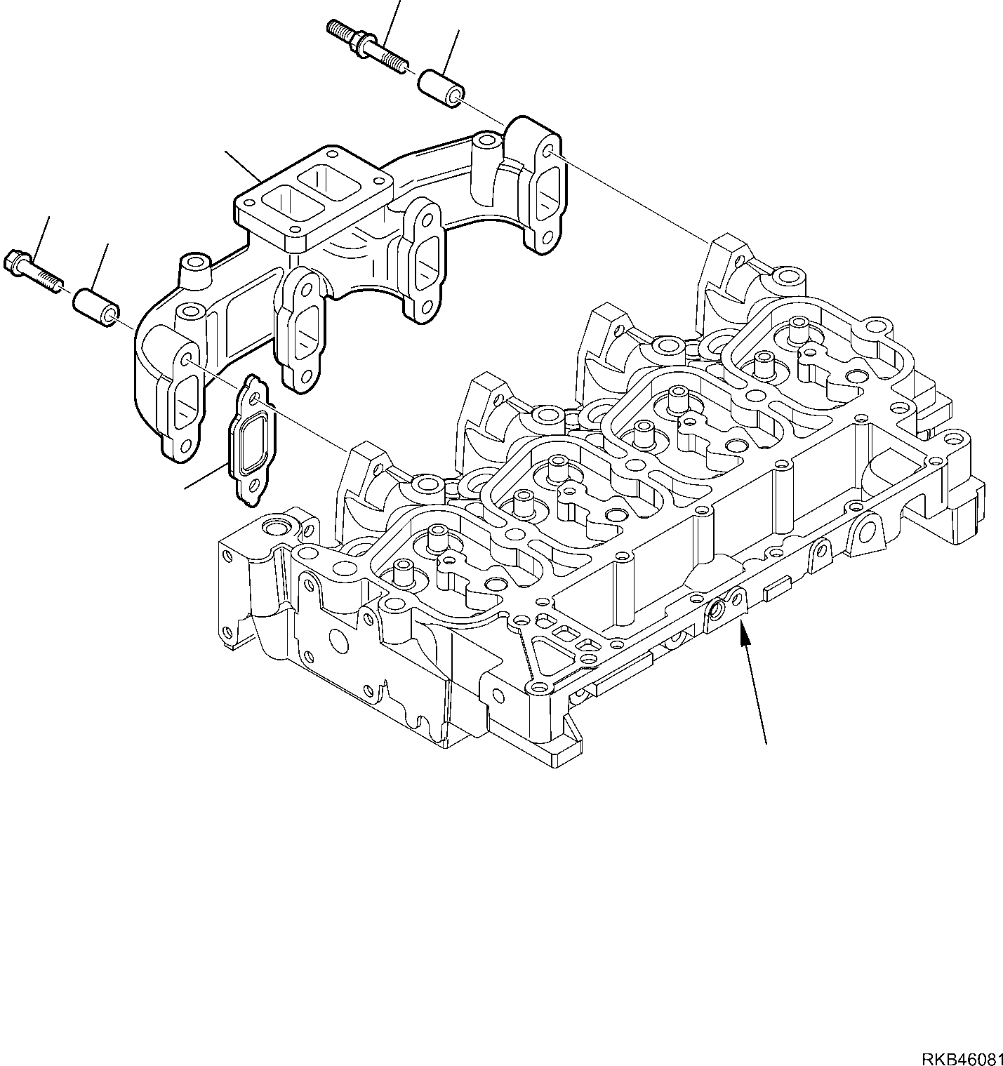 Проставка EA4895336 KOMATSU