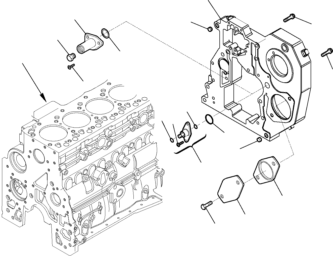 Корпус EA504056402 KOMATSU