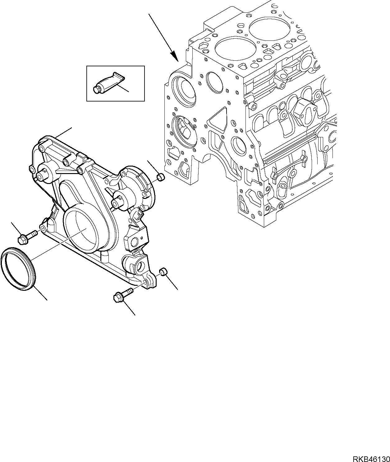 Жидкая прокладка EA2992504 KOMATSU