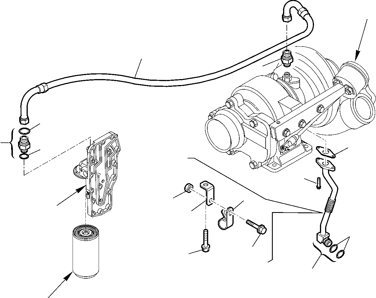 PIPE, OIL EA504053911 KOMATSU