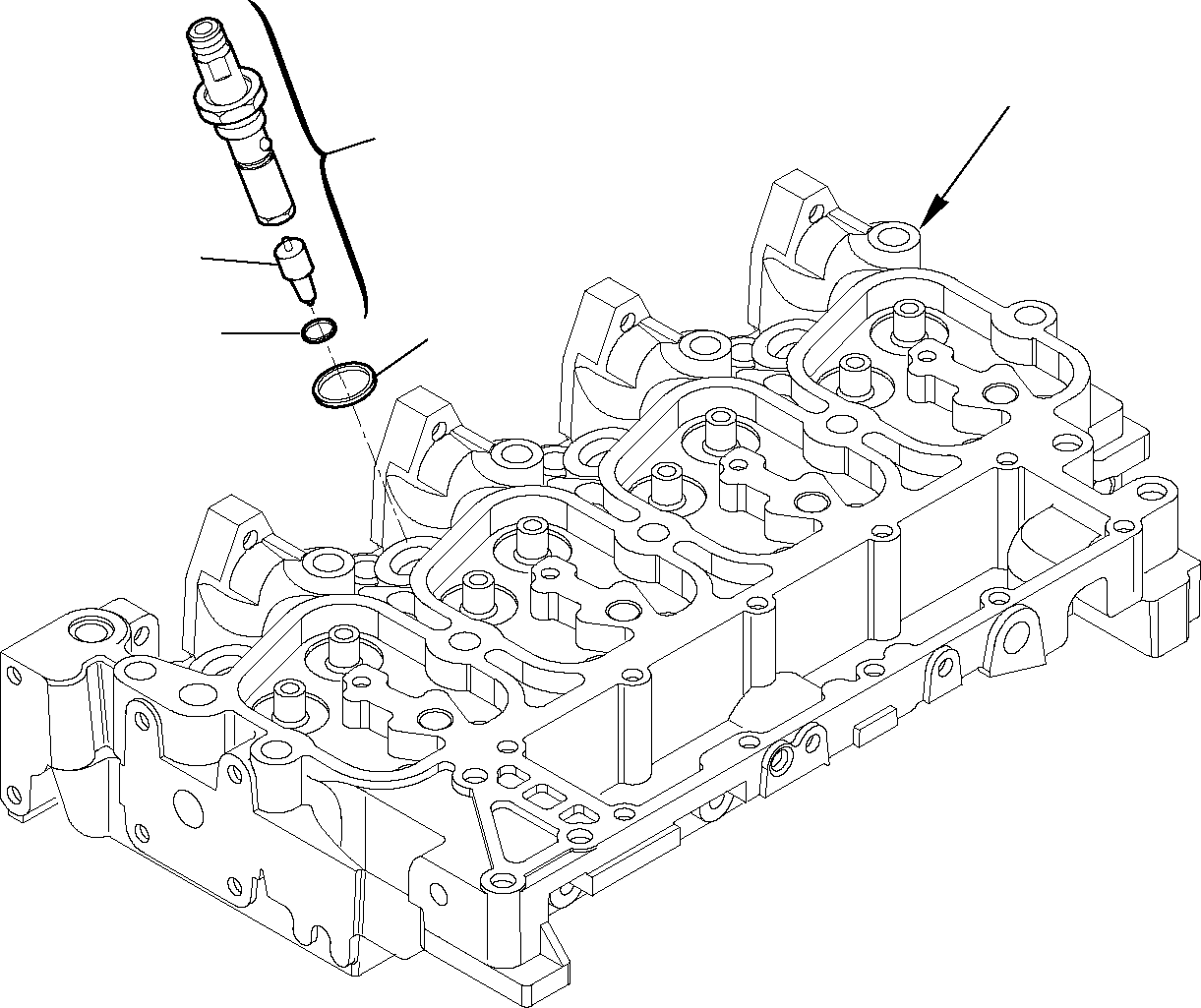 Прокладка EA4995297 KOMATSU