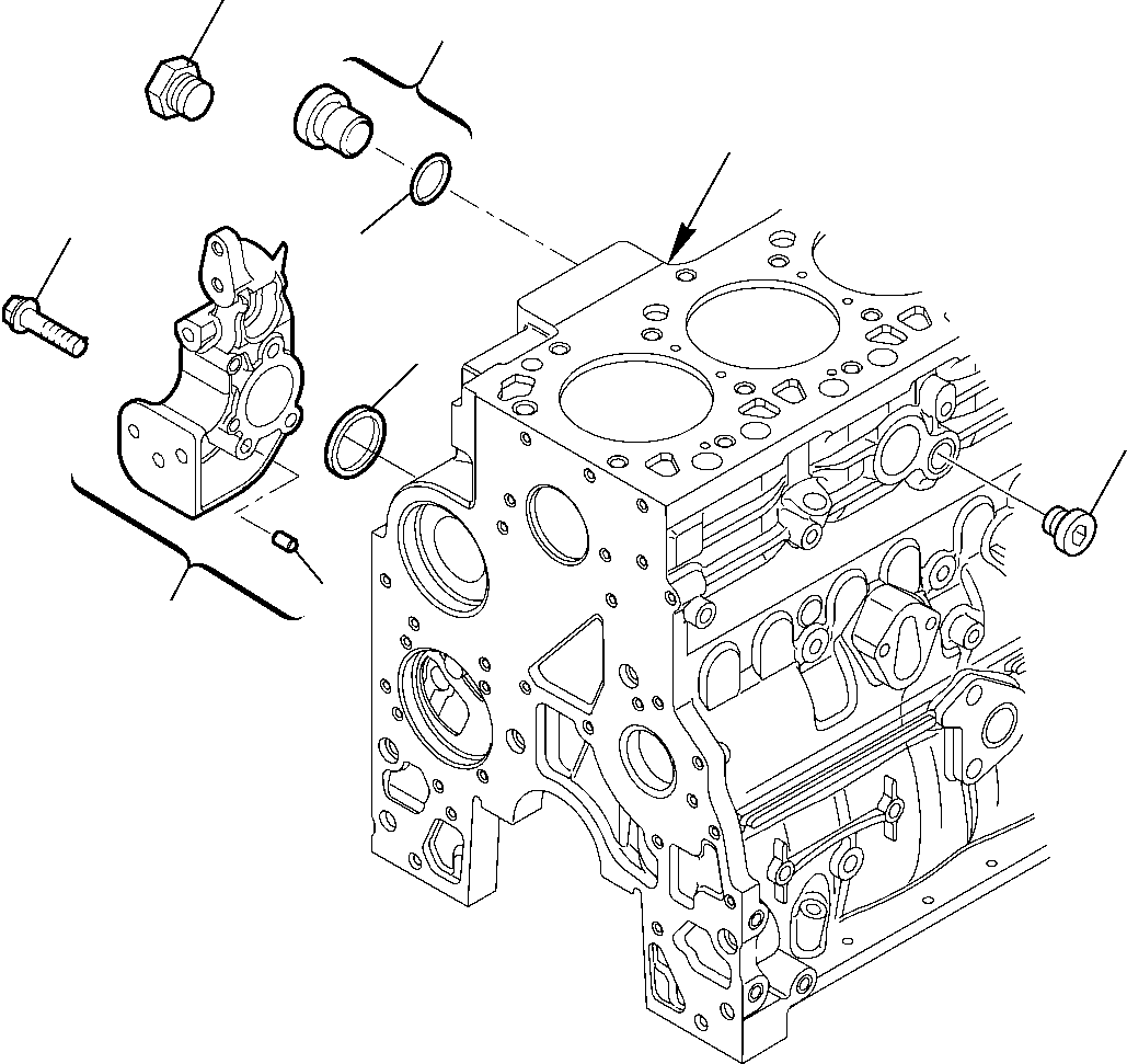 распределительный коллектор EA504064336 KOMATSU