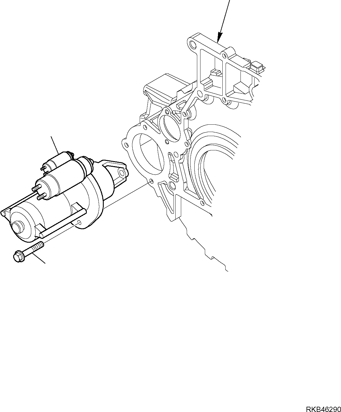 STARTER MOTOR (EA504031929) KOMATSU