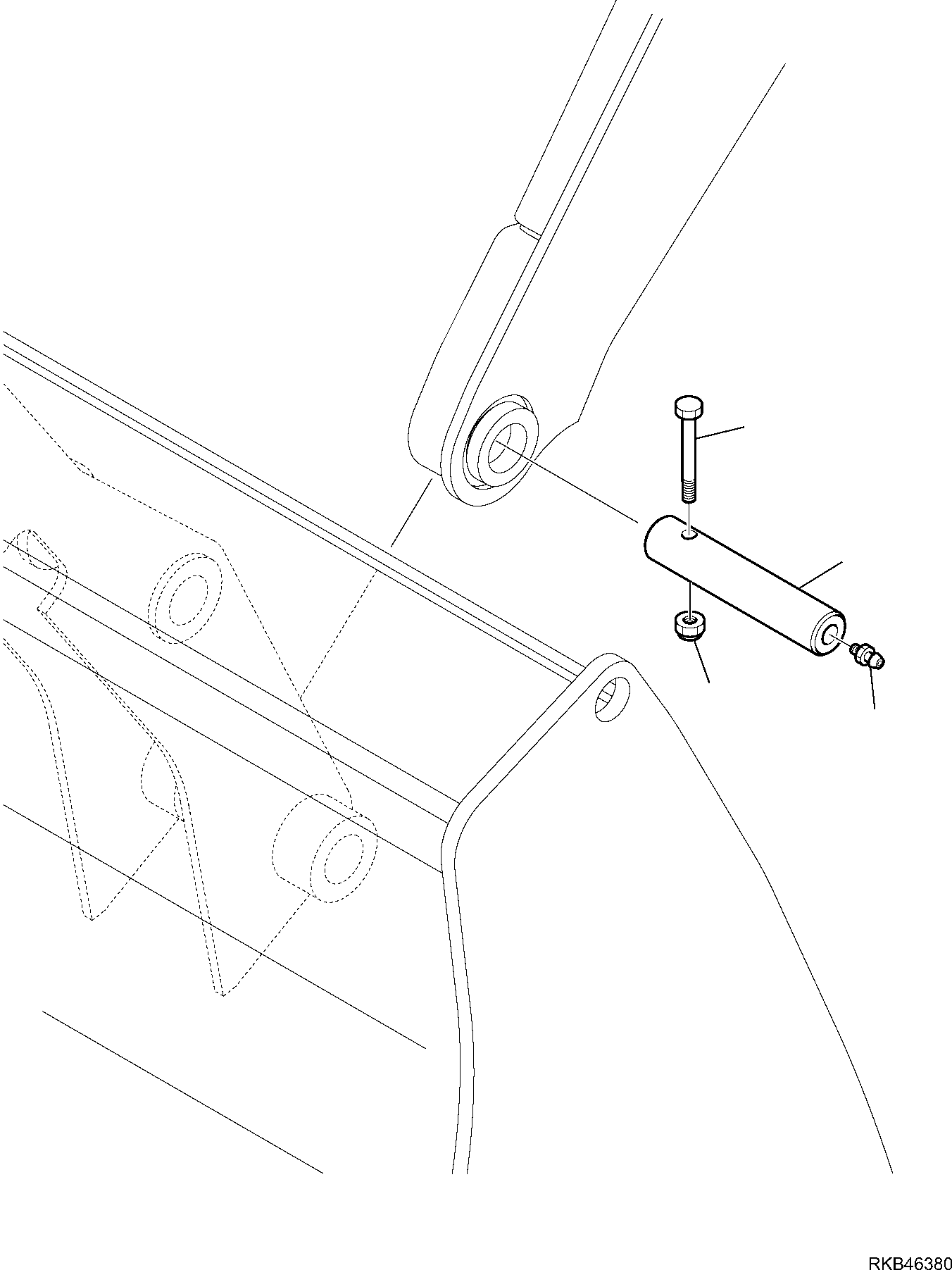 PIN, 45 MM OD 42N-70-11680 KOMATSU