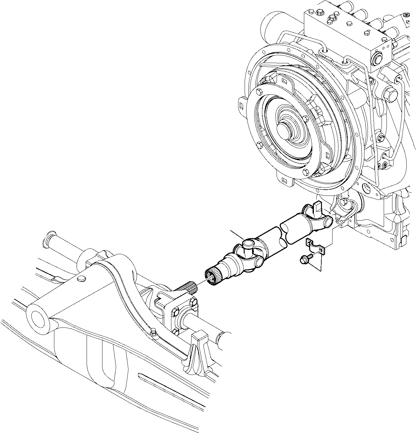 DRIVE SHAFT, FRONT 42N-20-11202 KOMATSU