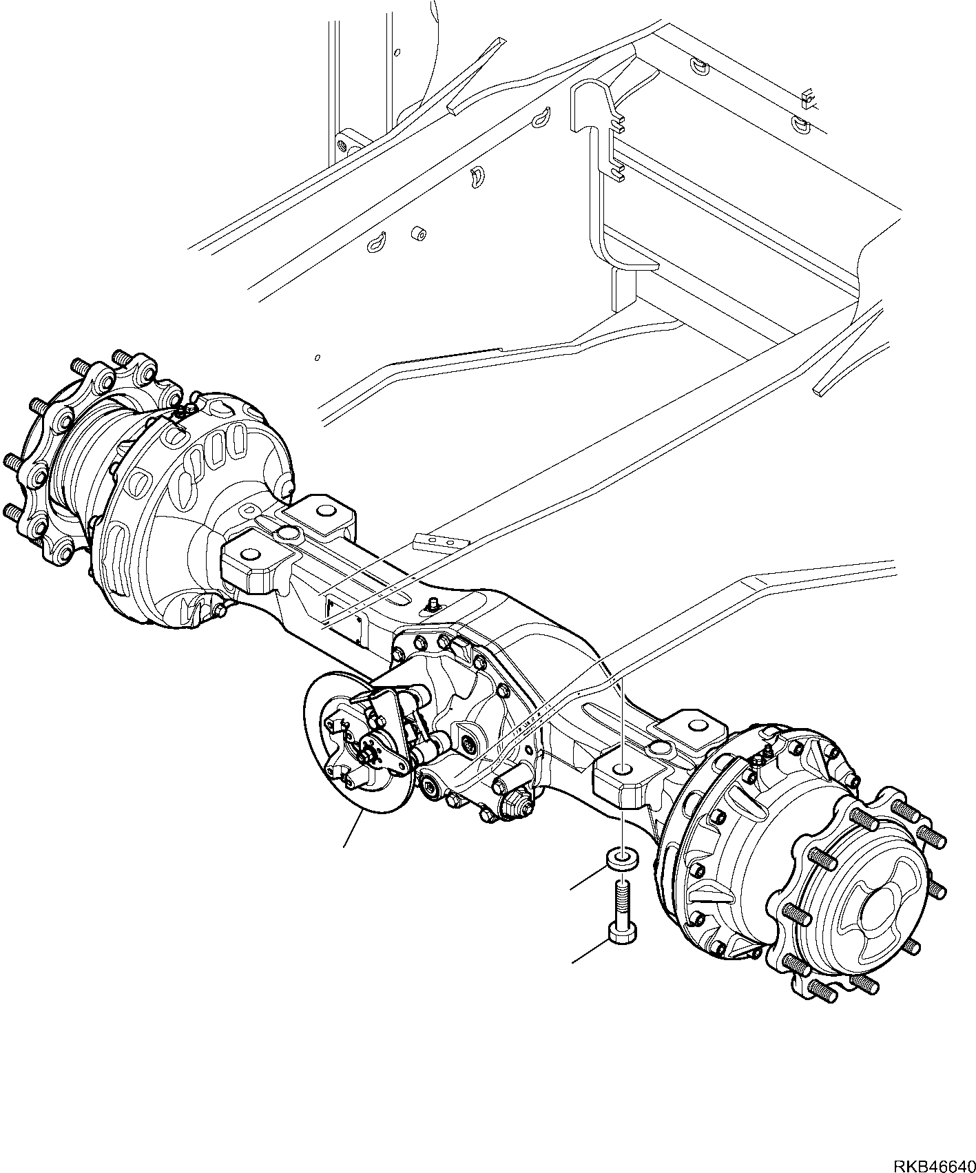 REAR AXLE, ASSEMBLY 42N-23-11100 KOMATSU