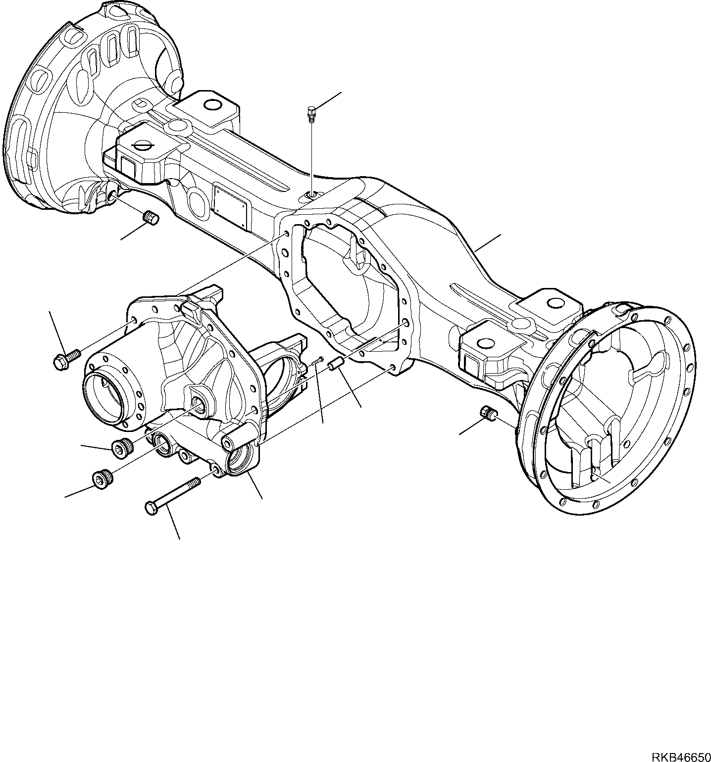 Корпус CA0642407 KOMATSU