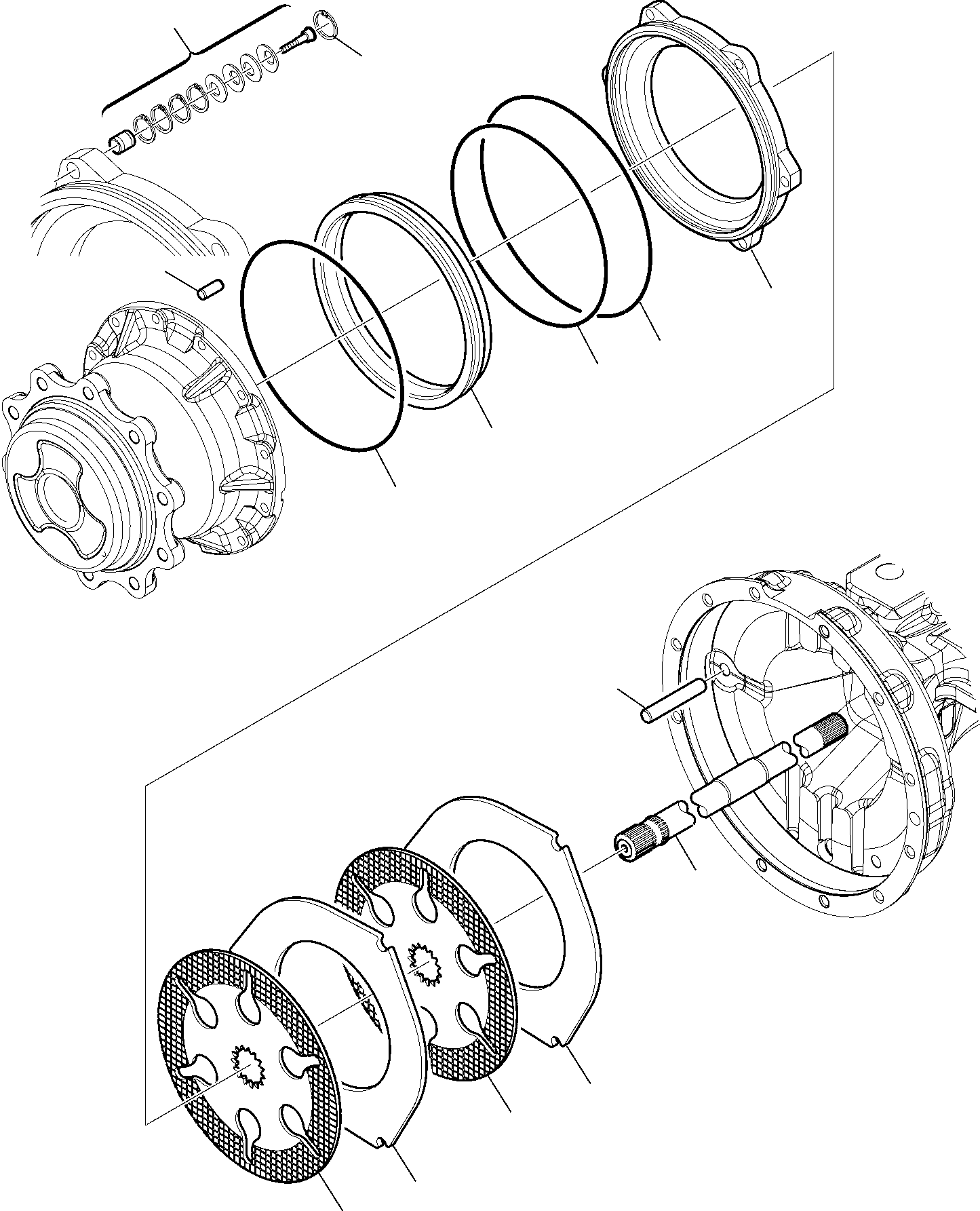 HALF SHAFT, L=807 MM CA0148485 KOMATSU