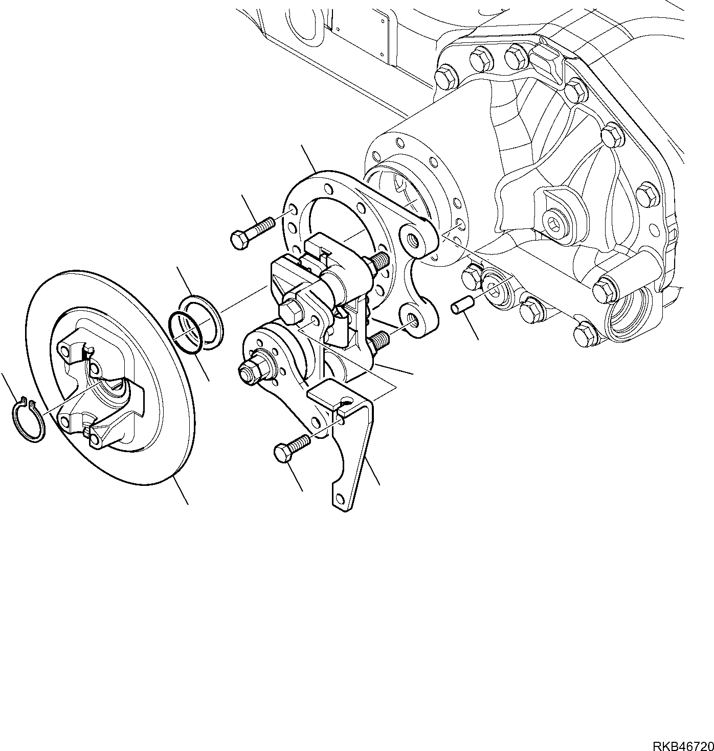 Фланец CA0148406 KOMATSU