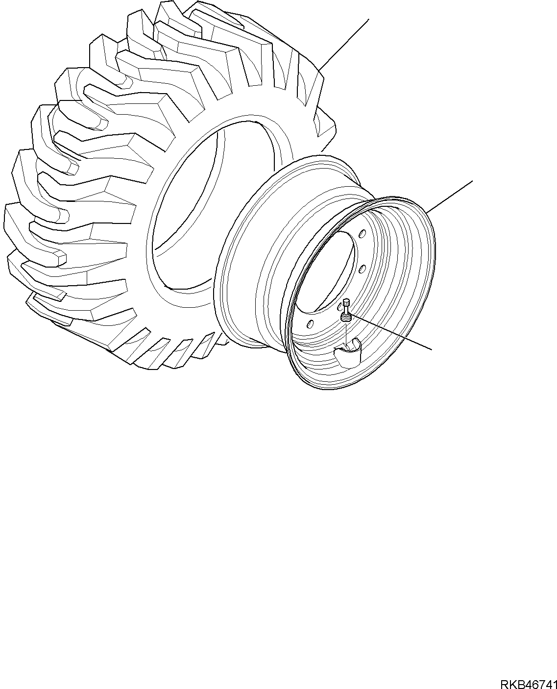 TYRE, CAMSO 400/70-20 42N-30-32150 KOMATSU