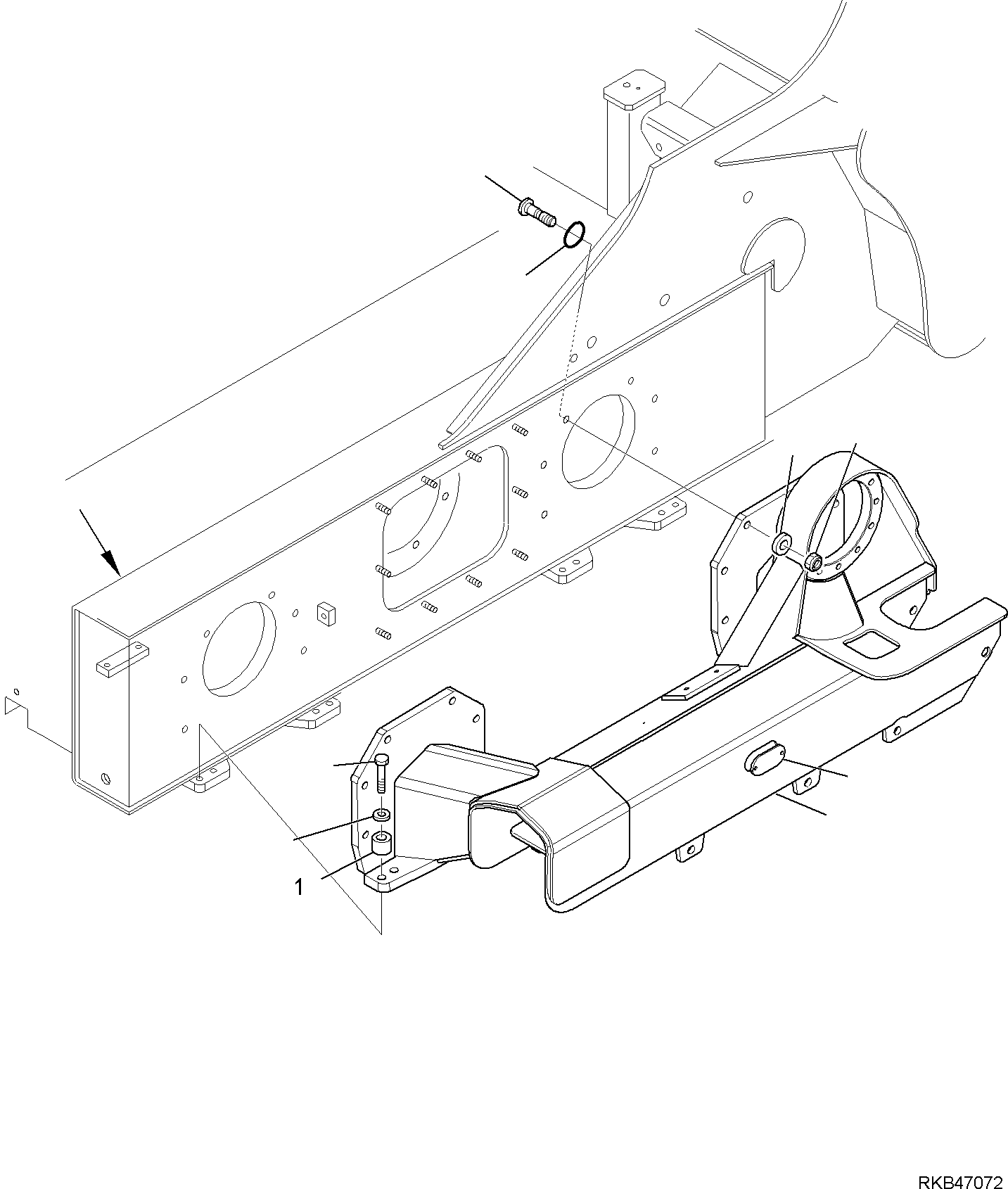 Проставка 37C-22-11880 KOMATSU