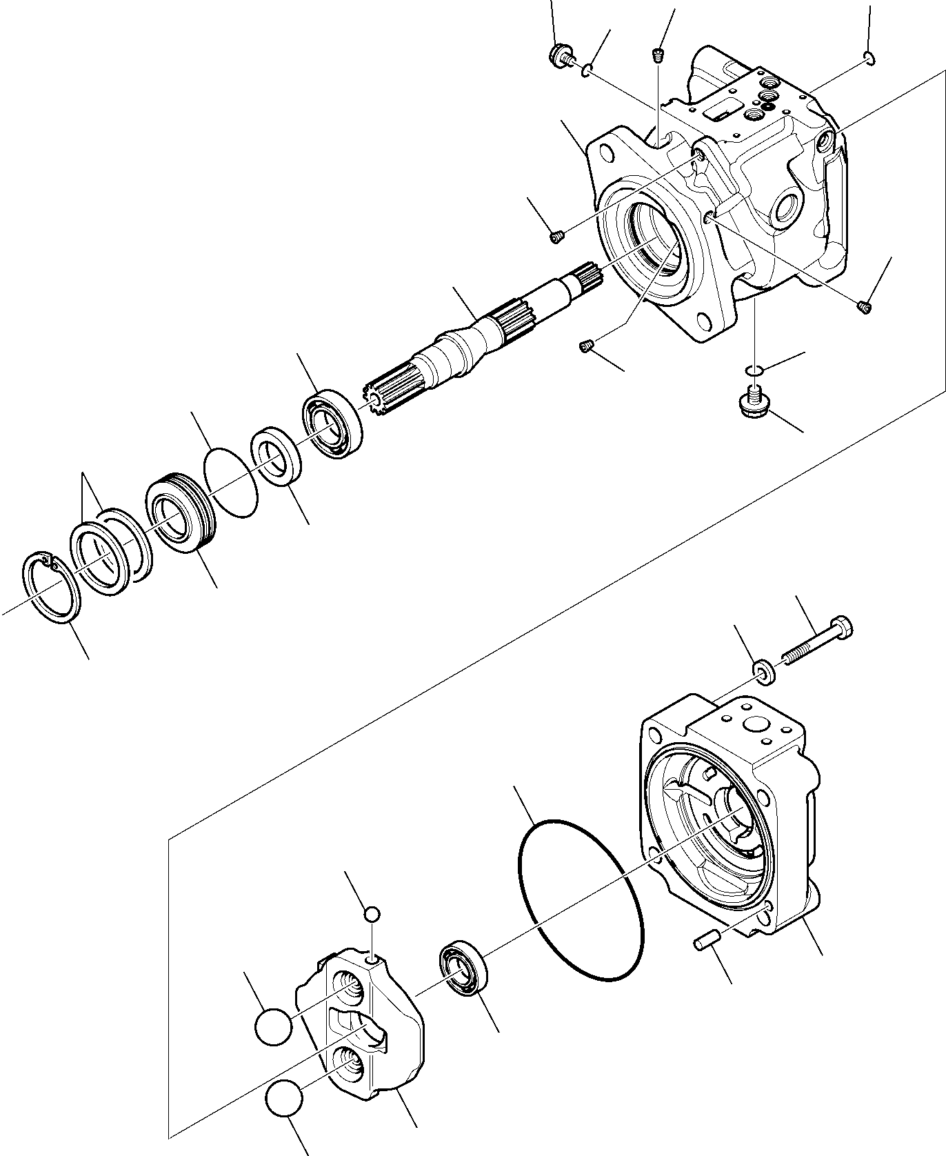 PUMP, ASSY. (708-1U-01111) KOMATSU