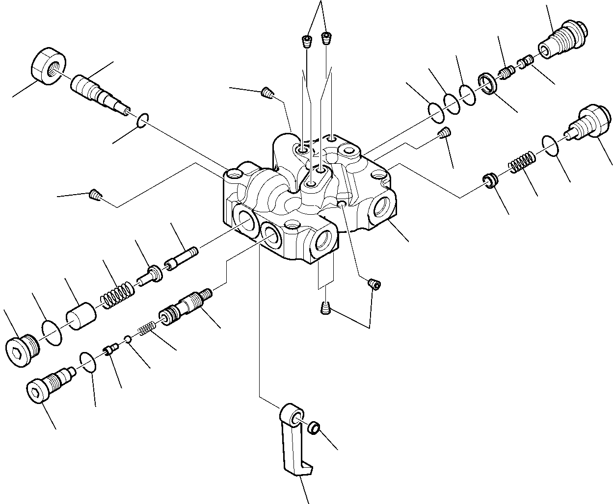 VALVE, ASSY. (\7\708-1U-04331) KOMATSU