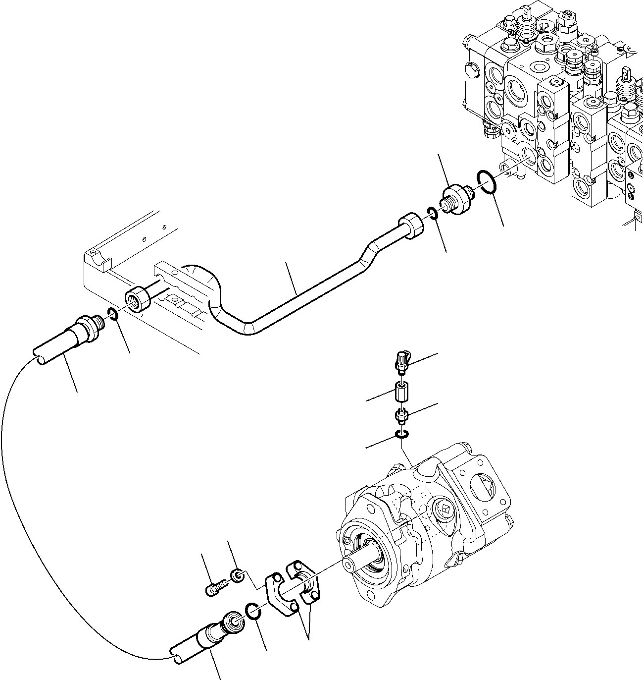 Шланг 42N-62-12140 KOMATSU