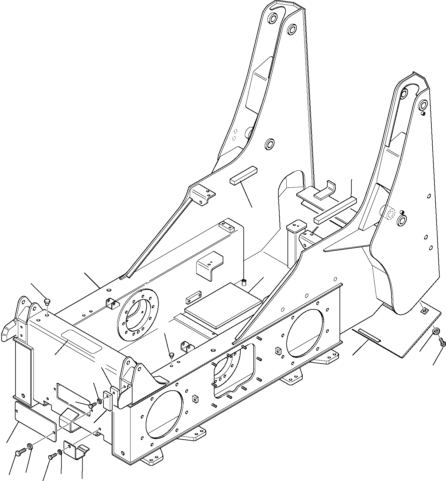 Рама 37B-46-15110 KOMATSU